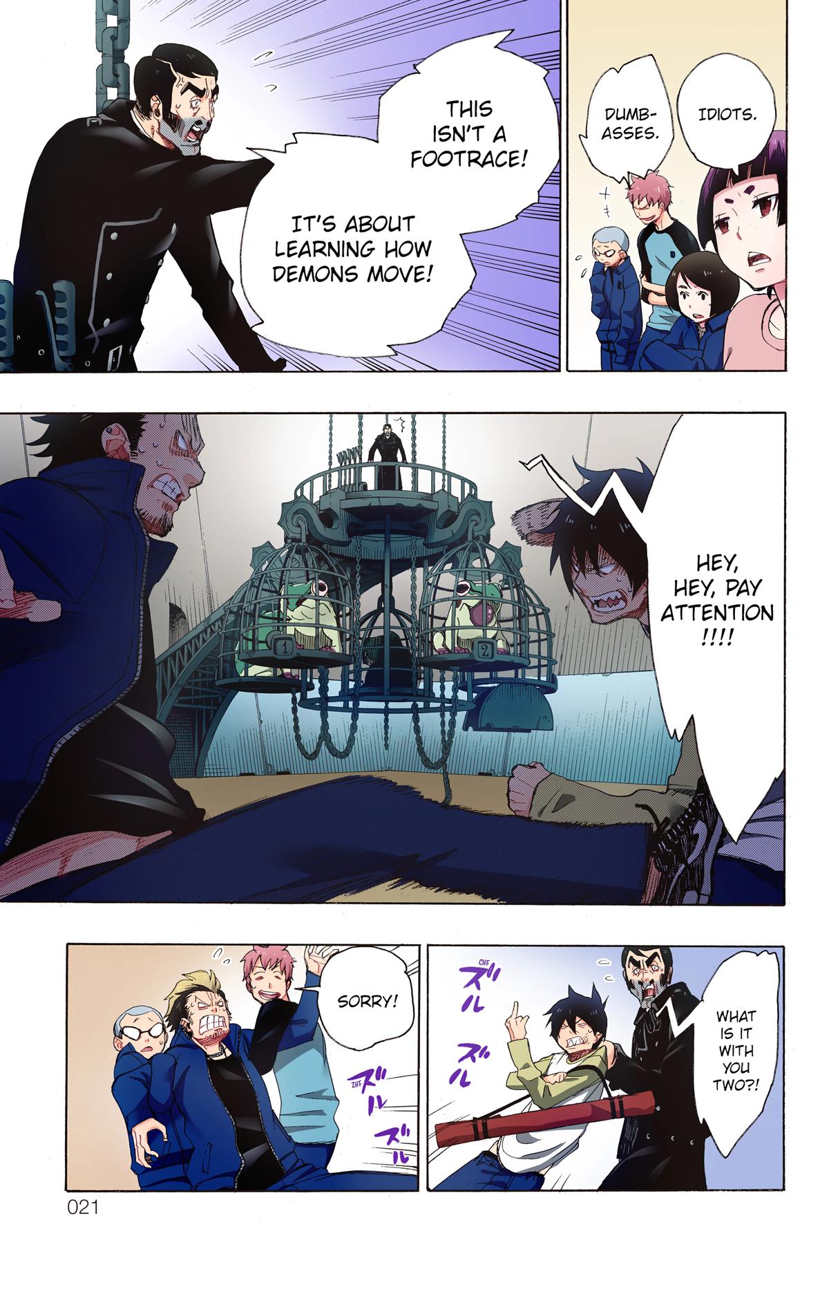 Blue Exorcist (Color) Chapter 4 - Page 22