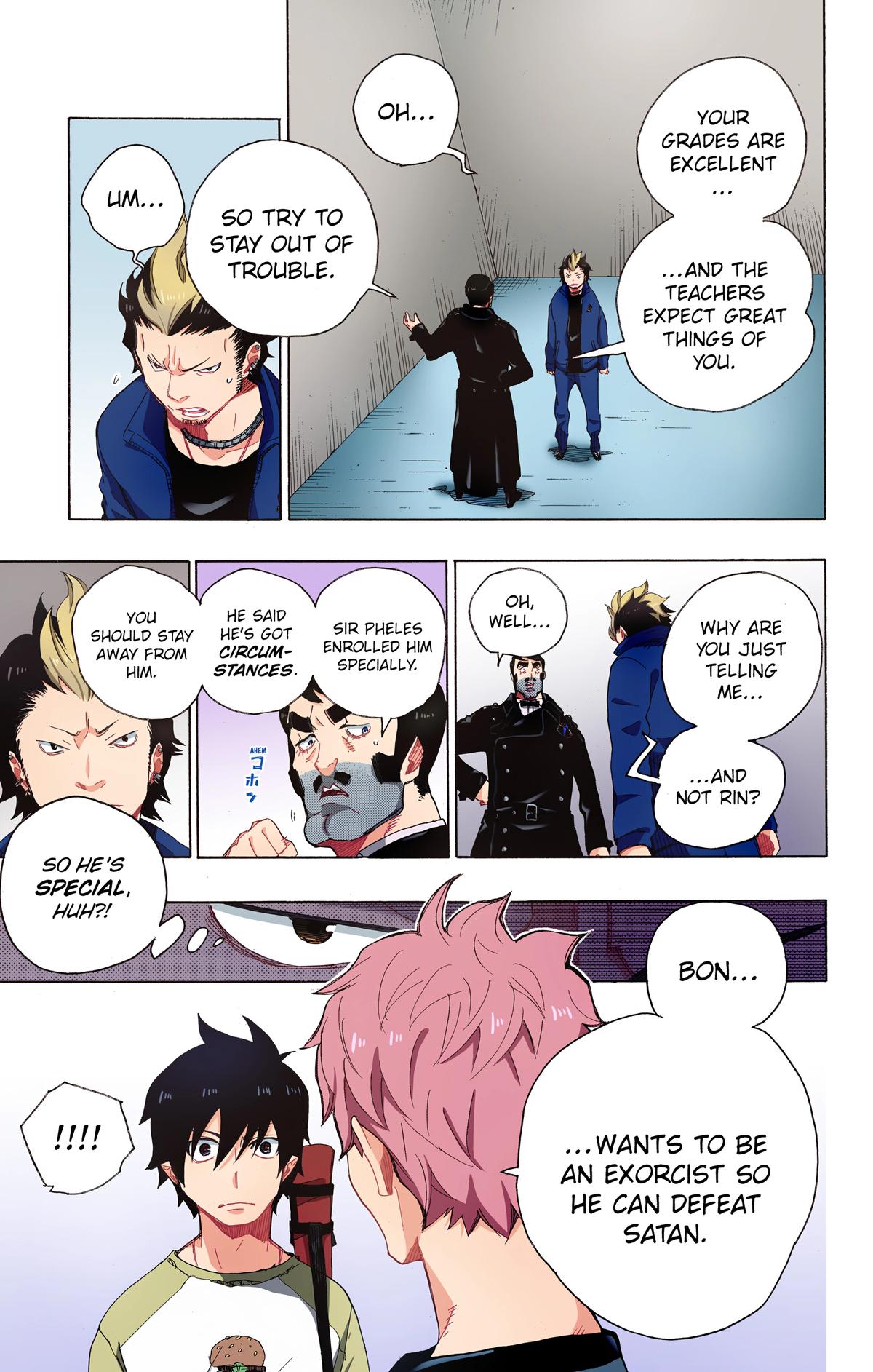 Blue Exorcist (Color) Chapter 4 - Page 24