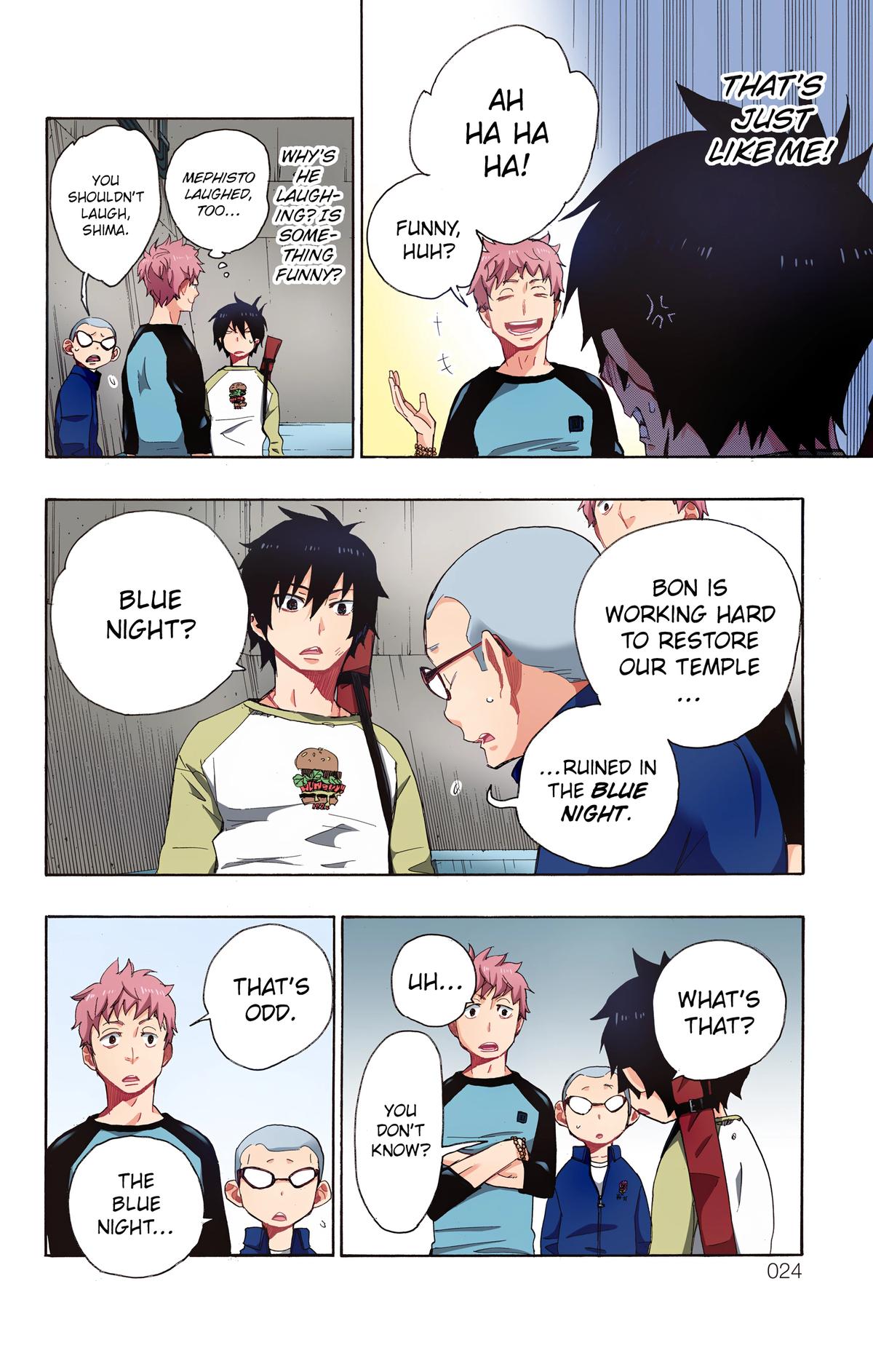 Blue Exorcist (Color) Chapter 4 - Page 25