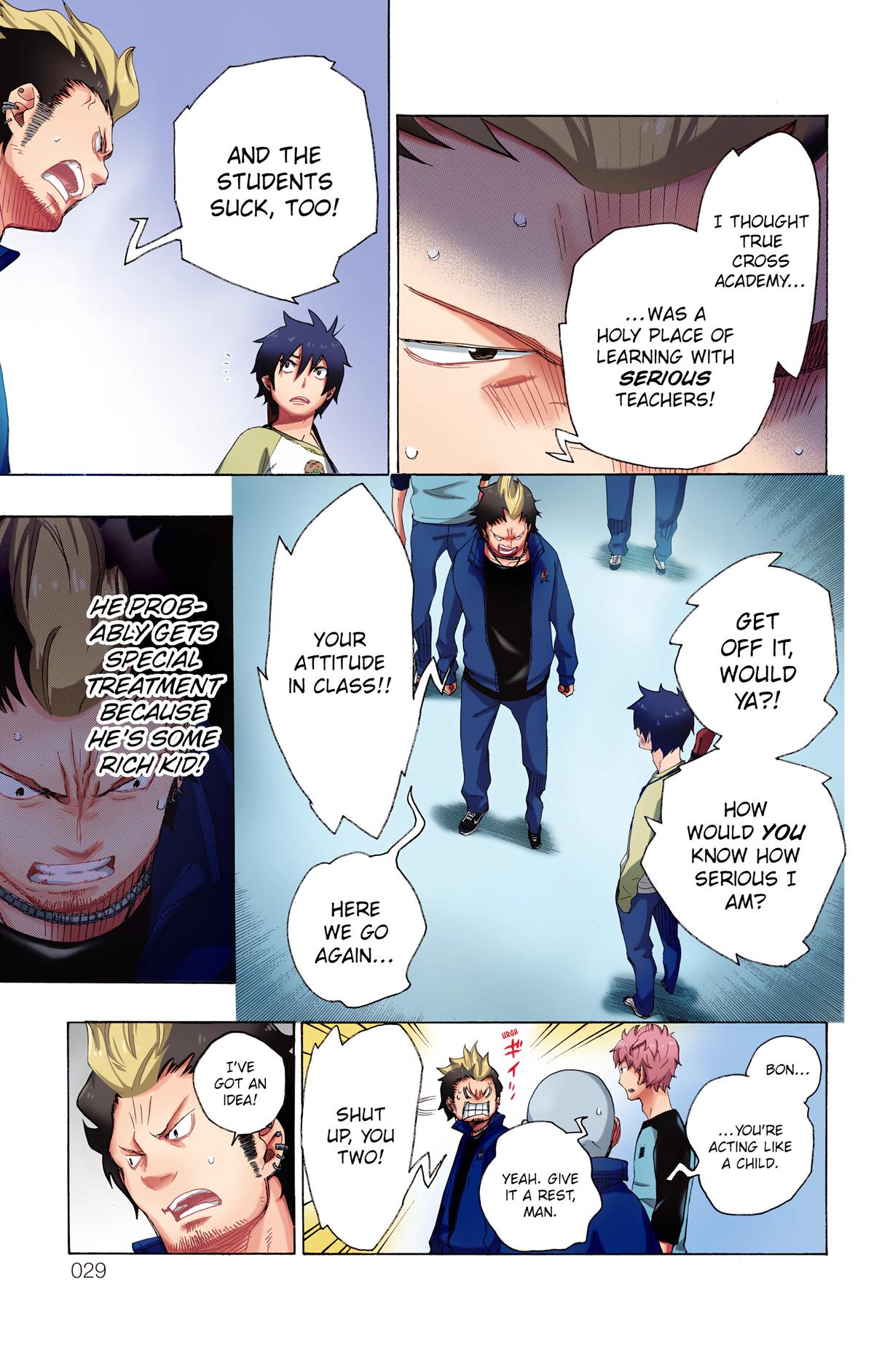 Blue Exorcist (Color) Chapter 4 - Page 30