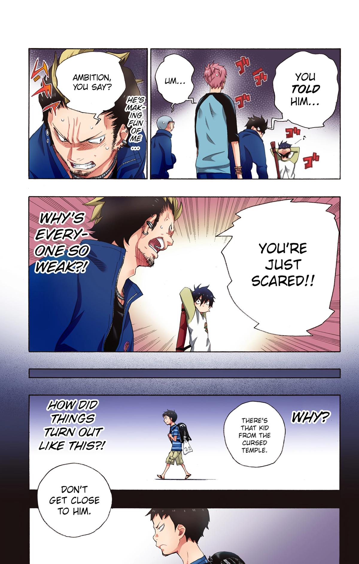 Blue Exorcist (Color) Chapter 4 - Page 34