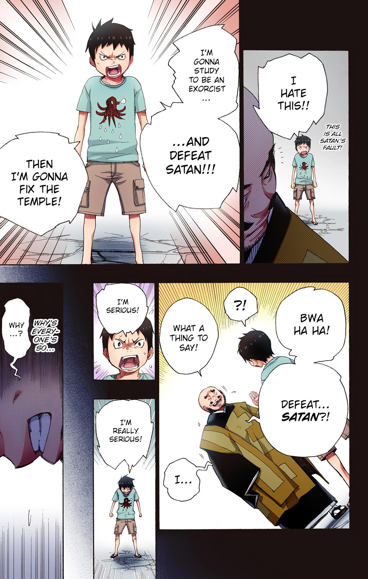 Blue Exorcist (Color) Chapter 4 - Page 36