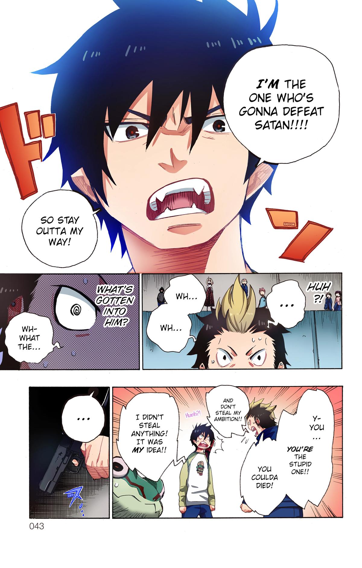 Blue Exorcist (Color) Chapter 4 - Page 44