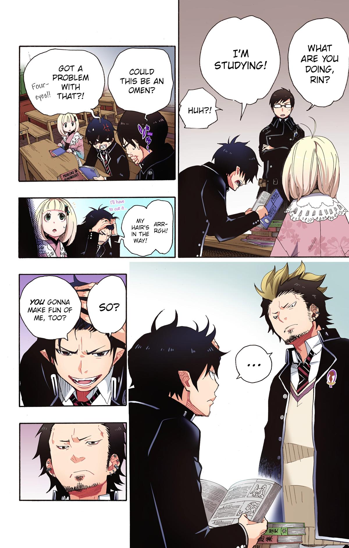 Blue Exorcist (Color) Chapter 4 - Page 49