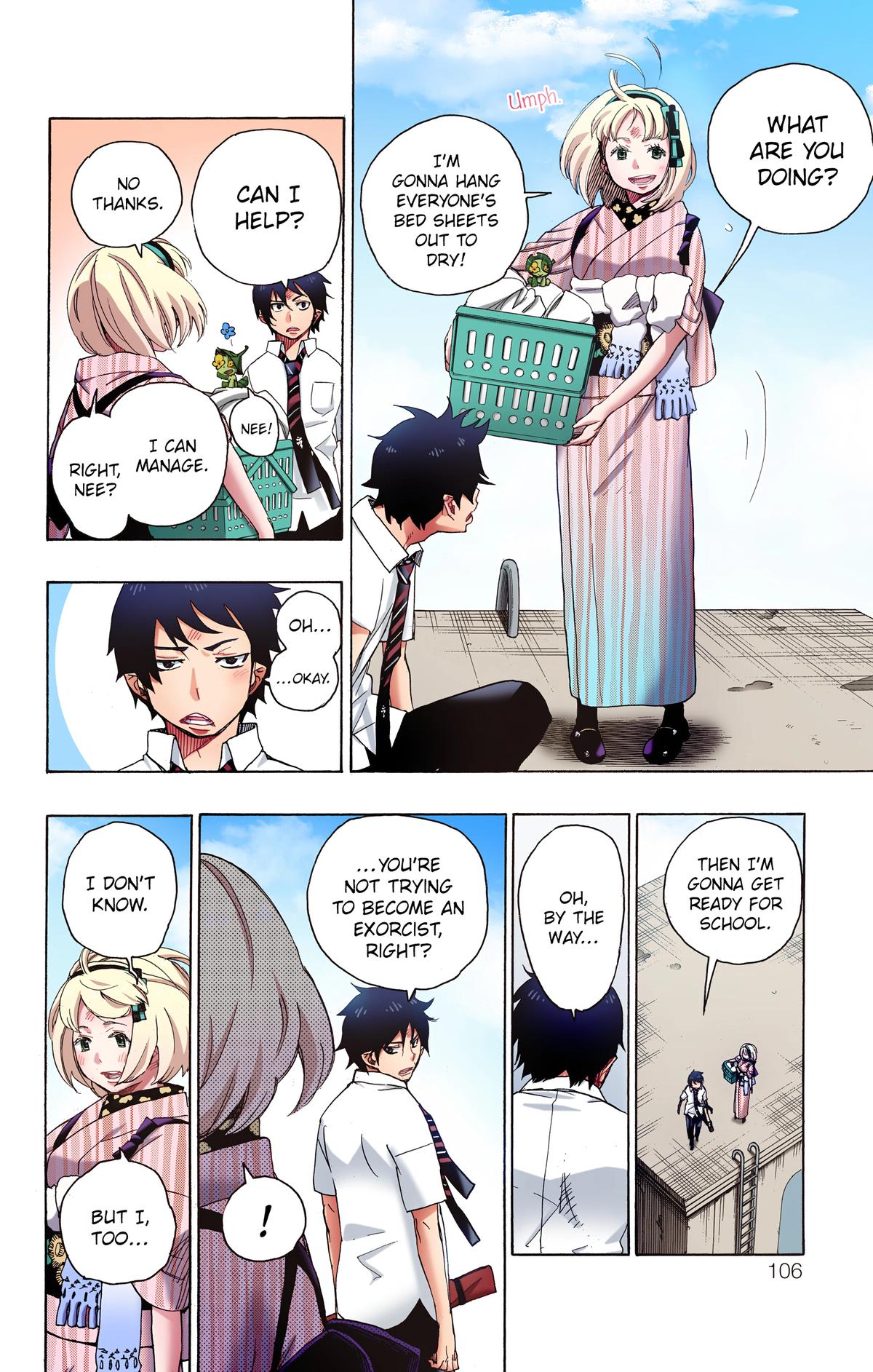 Blue Exorcist (Color) Chapter 6 - Page 10