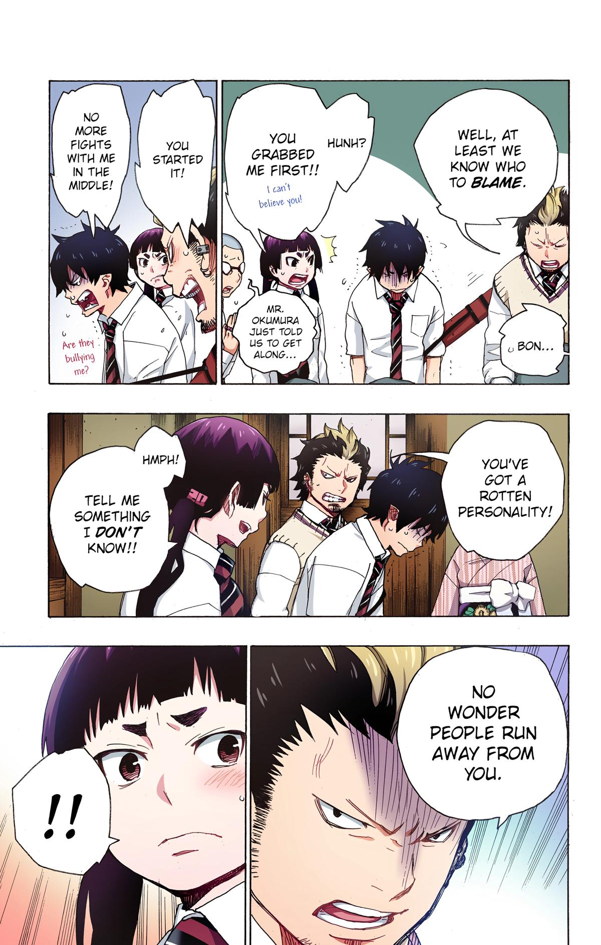 Blue Exorcist (Color) Chapter 6 - Page 20