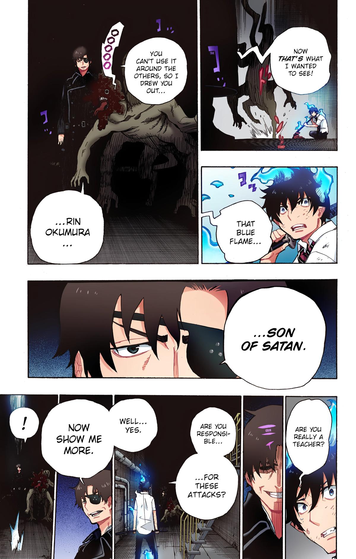 Blue Exorcist (Color) Chapter 6 - Page 34
