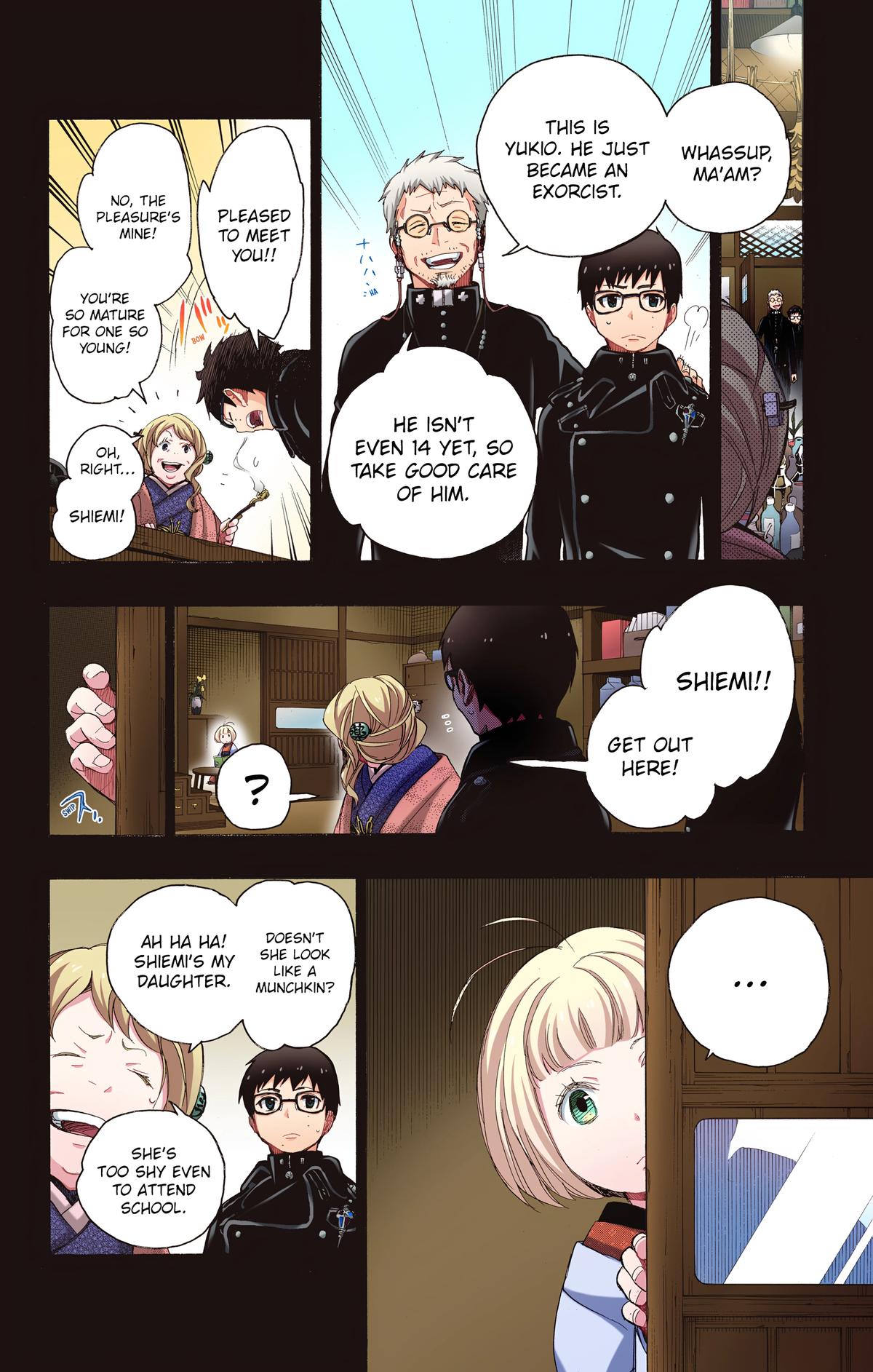 Blue Exorcist (Color) Chapter 7 - Page 16