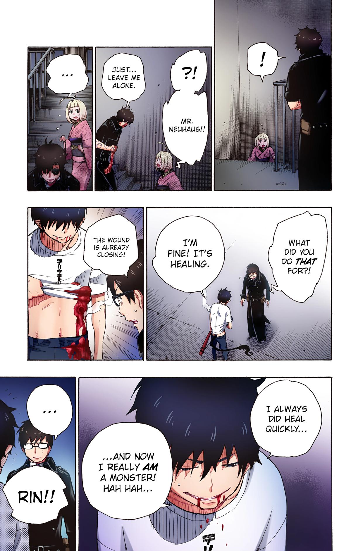 Blue Exorcist (Color) Chapter 7 - Page 39