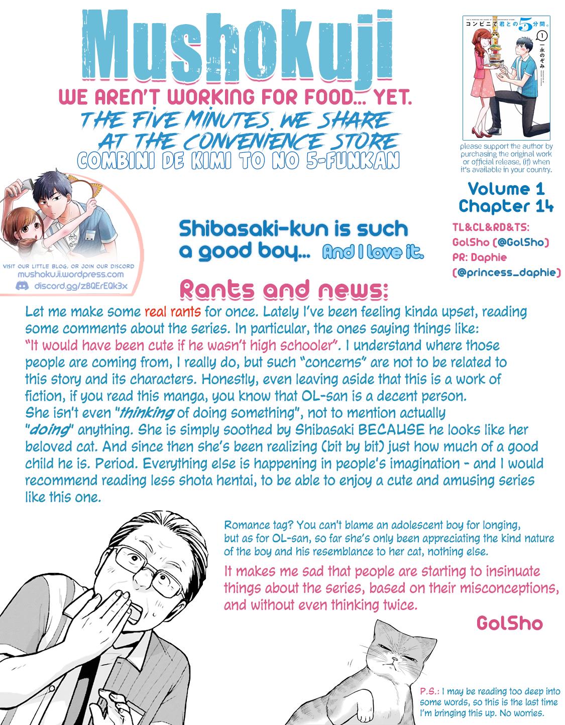 Combini de Kimi to no 5-funkan. Chapter 14 10