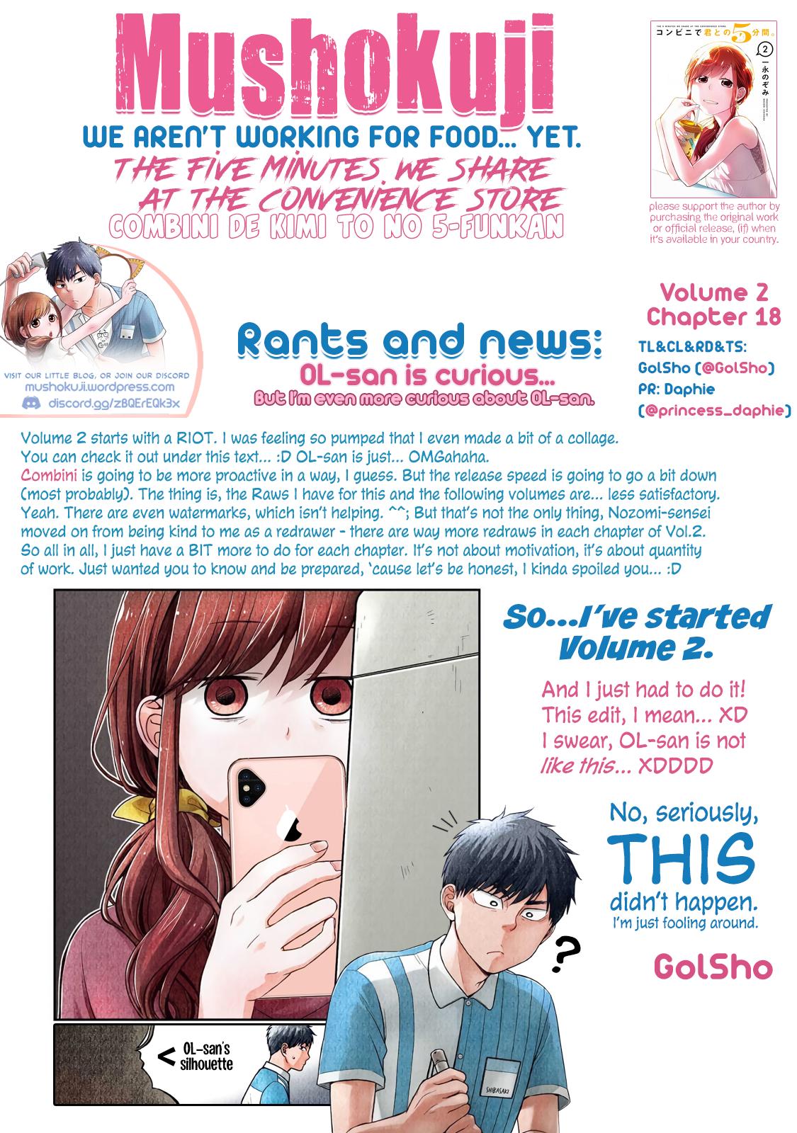Combini de Kimi to no 5-funkan. Chapter 18 12