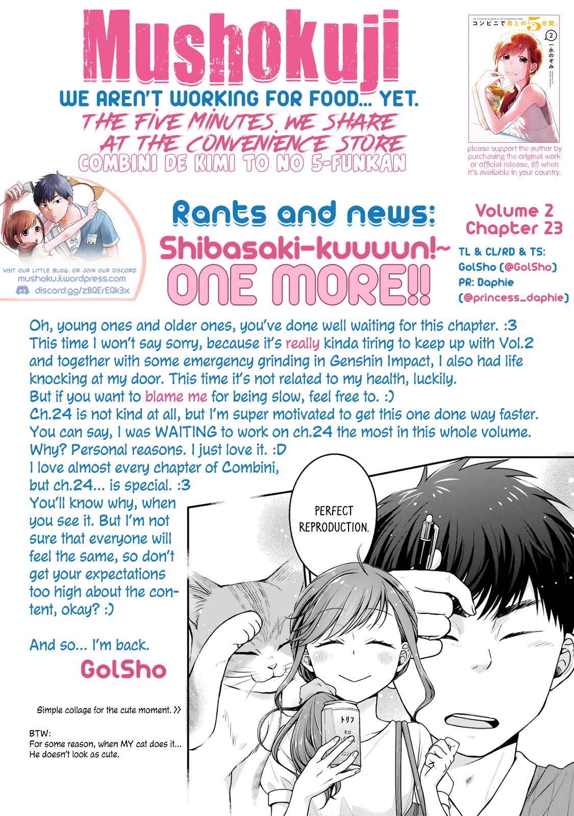 Combini de Kimi to no 5-funkan. Chapter 23 14