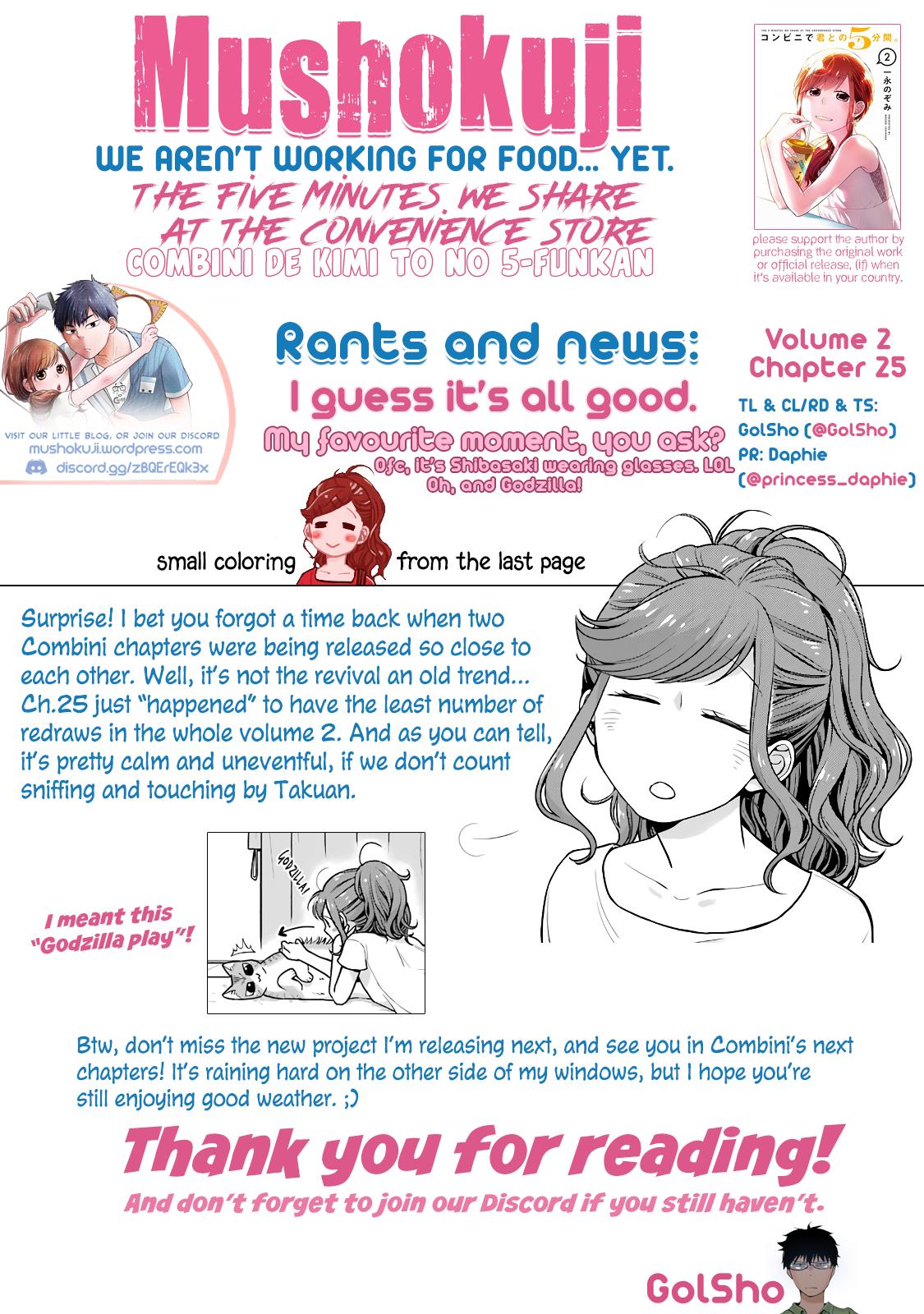 Combini de Kimi to no 5-funkan. Chapter 25 14