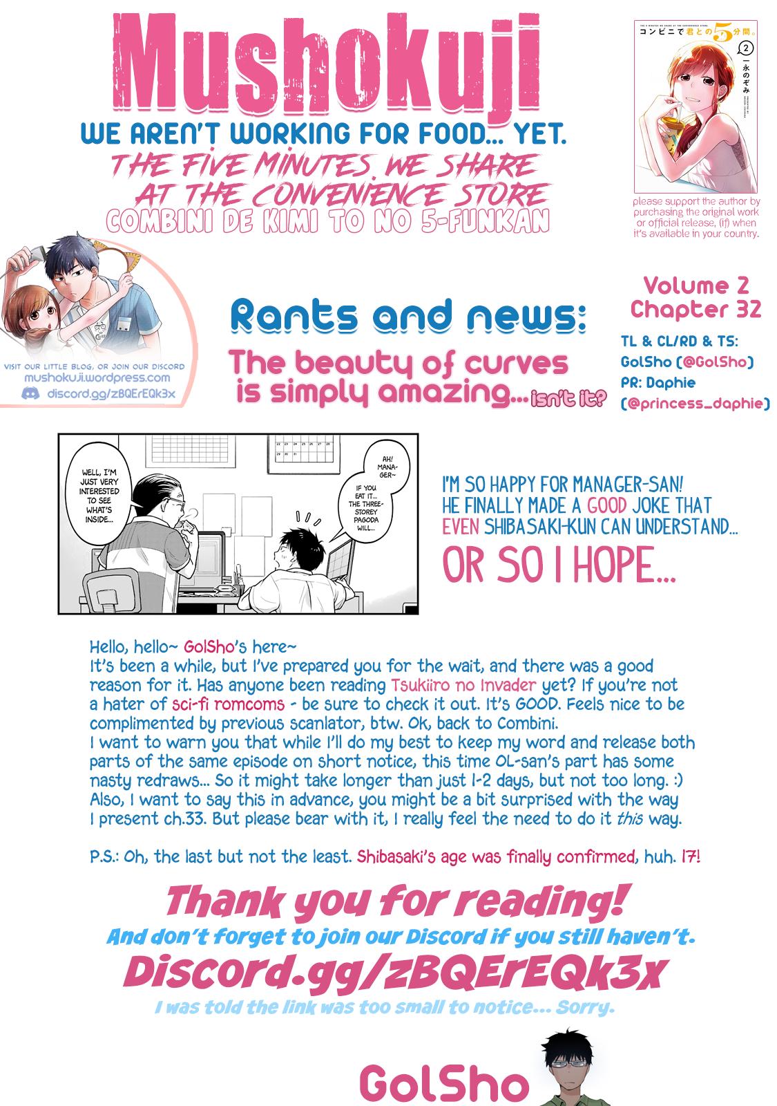 Combini de Kimi to no 5-funkan. Chapter 32 12