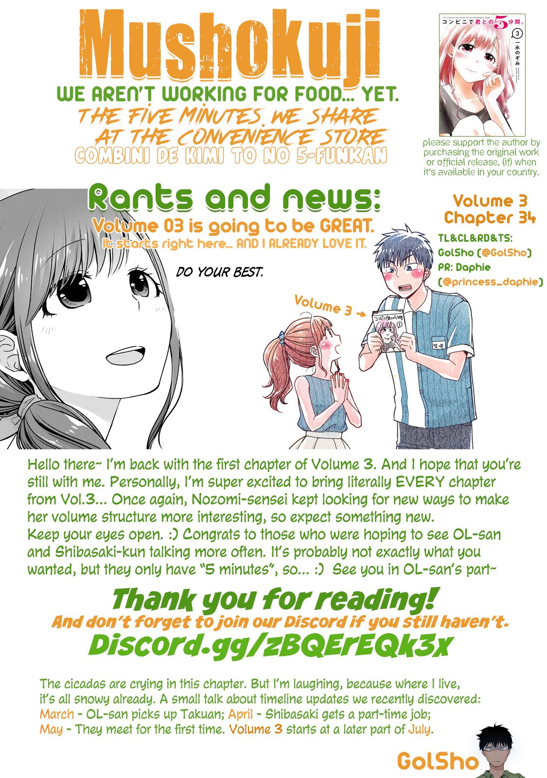 Combini de Kimi to no 5-funkan. Chapter 34 15