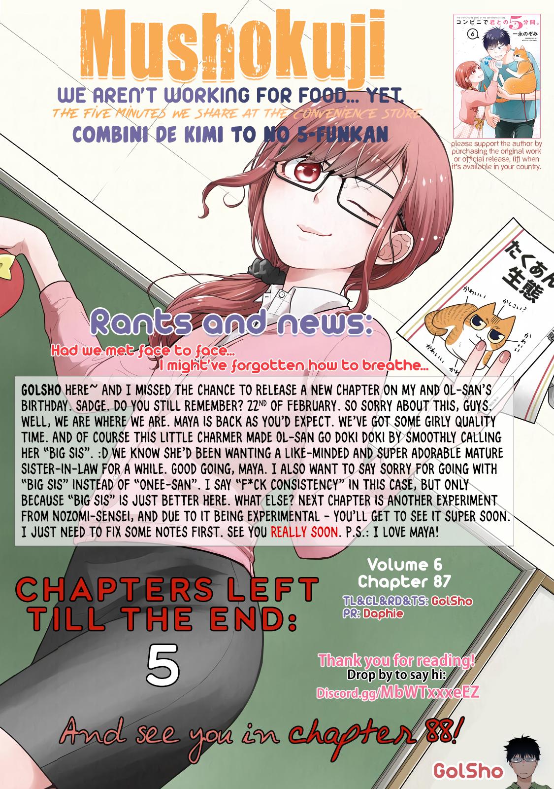 Combini de Kimi to no 5-funkan. Chapter 87 12