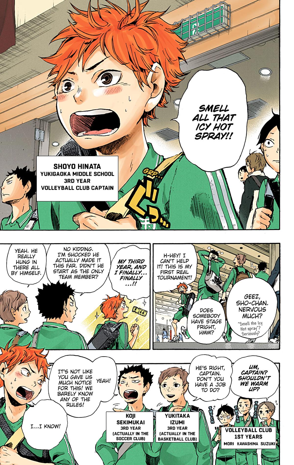 Haikyu!! (Color) Chapter 1