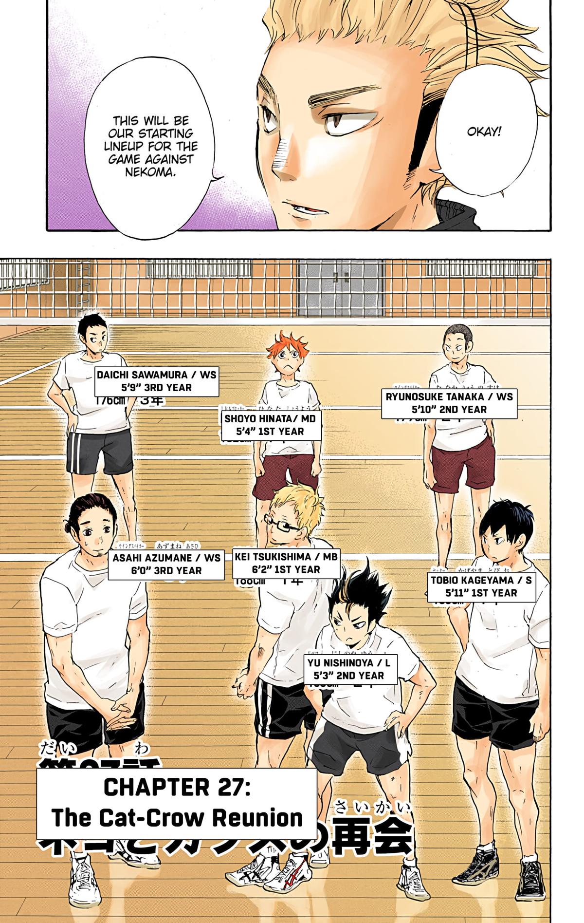 Haikyu!! (Color) Chapter 27