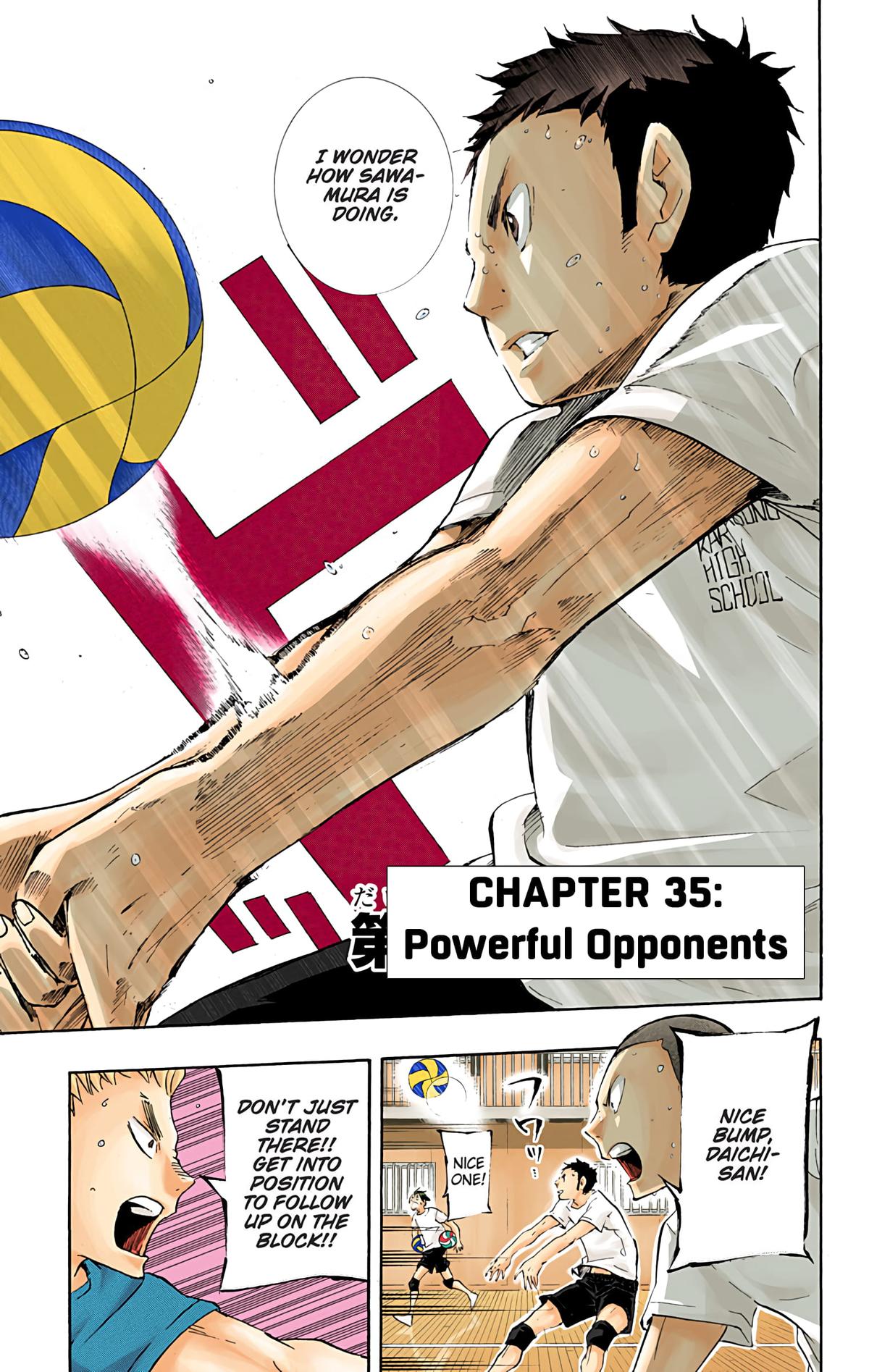 Haikyu!! (Color) Chapter 35