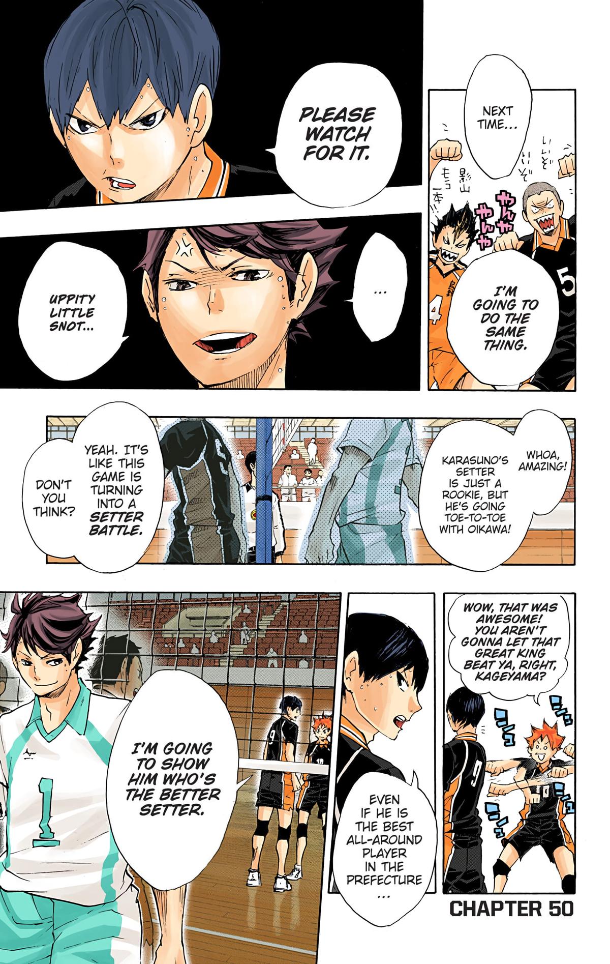 Haikyu!! (Color) Chapter 50