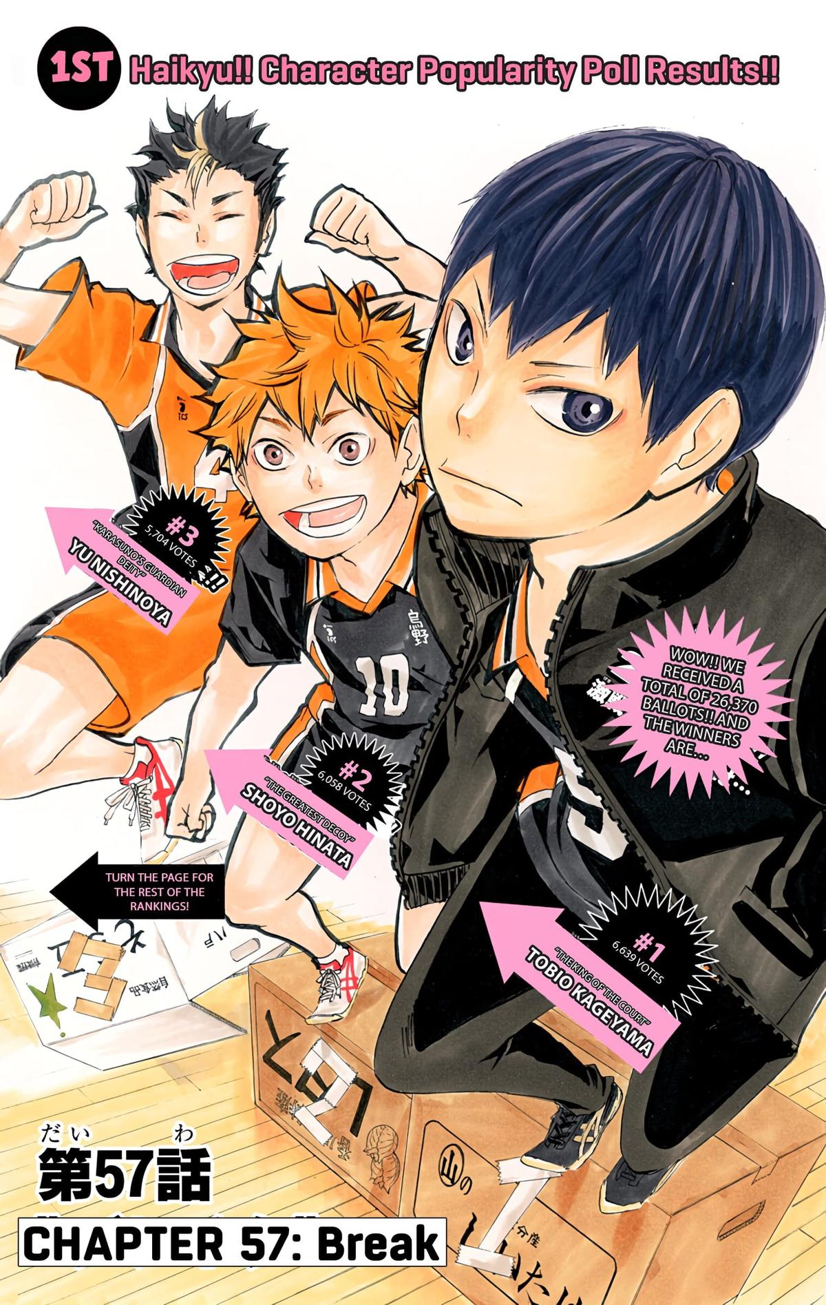 Haikyu!! (Color) Chapter 57