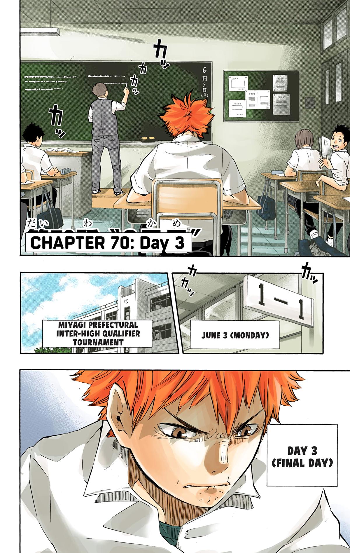 Haikyu!! (Color) Chapter 70