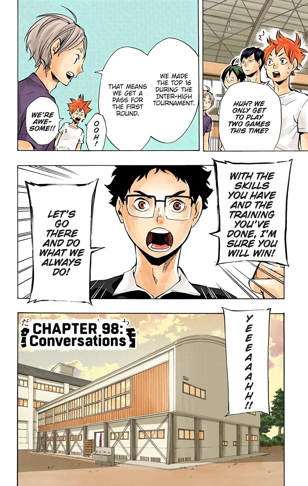 Haikyu!! (Color) Chapter 98