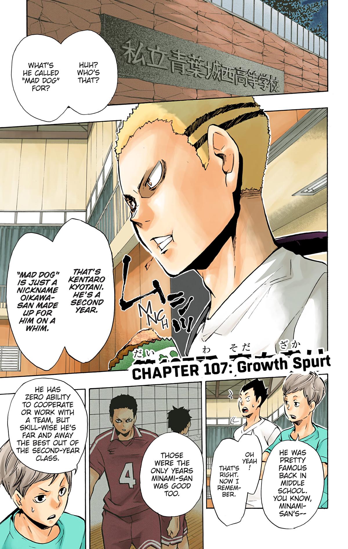 Haikyu!! (Color) Chapter 107