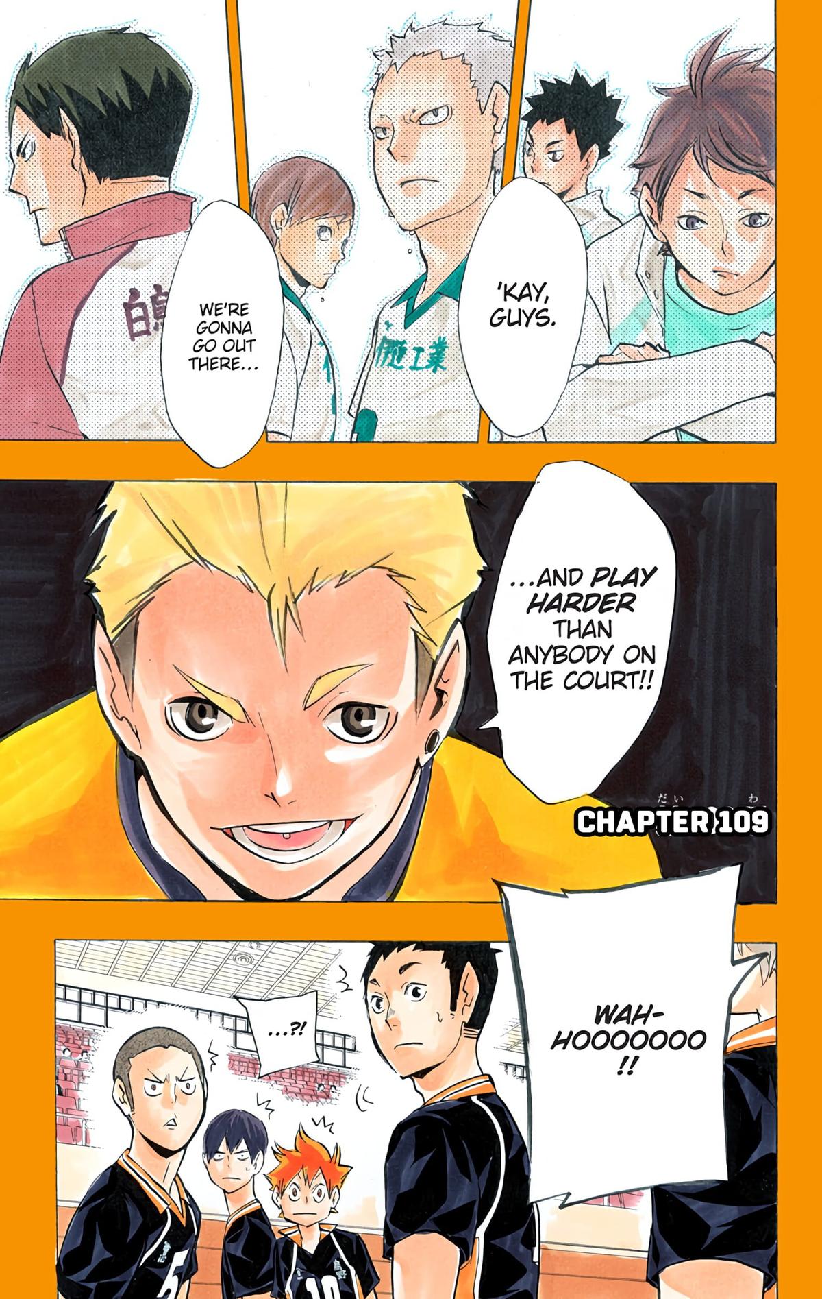 Haikyu!! (Color) Chapter 109