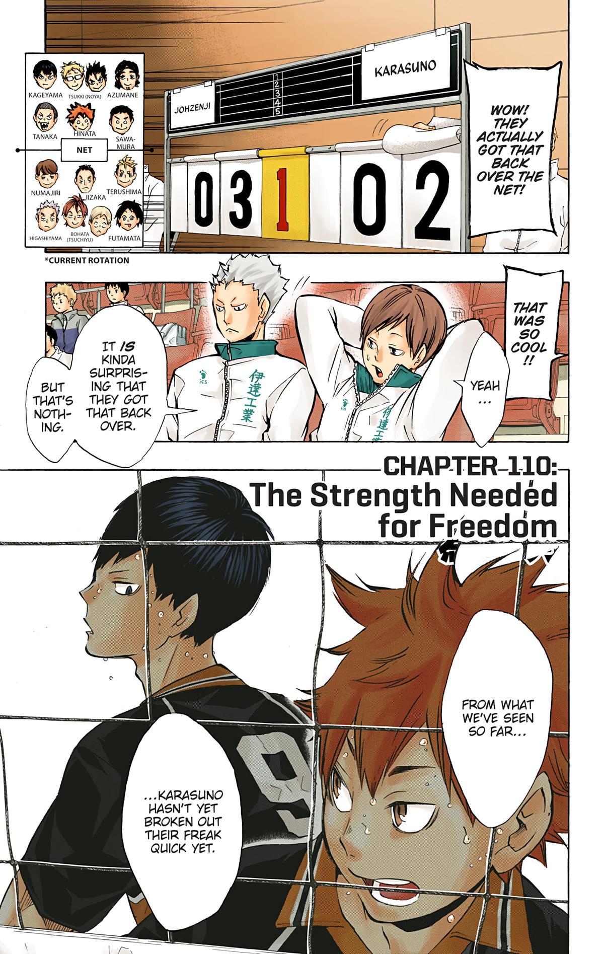 Haikyu!! (Color) Chapter 110