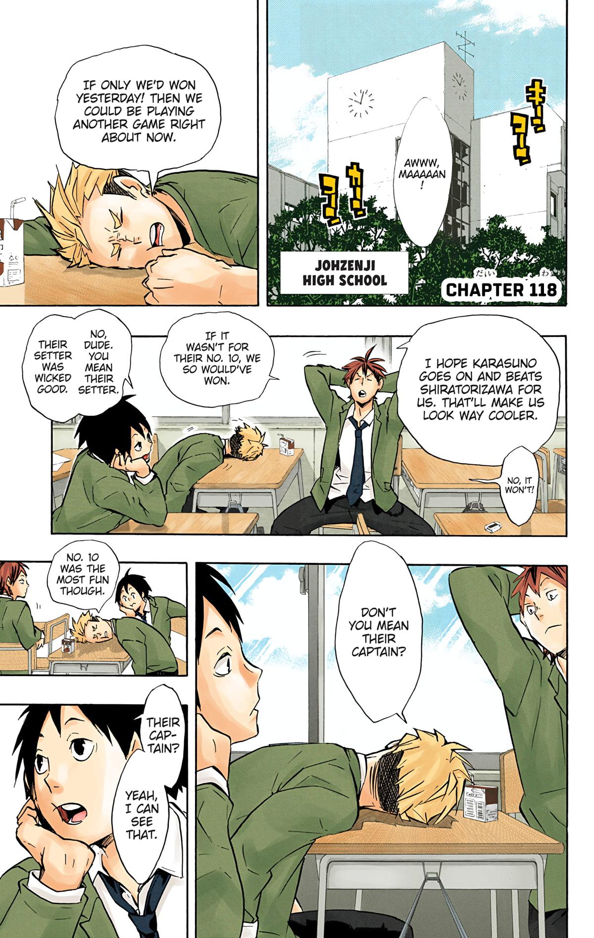 Haikyu!! (Color) Chapter 118