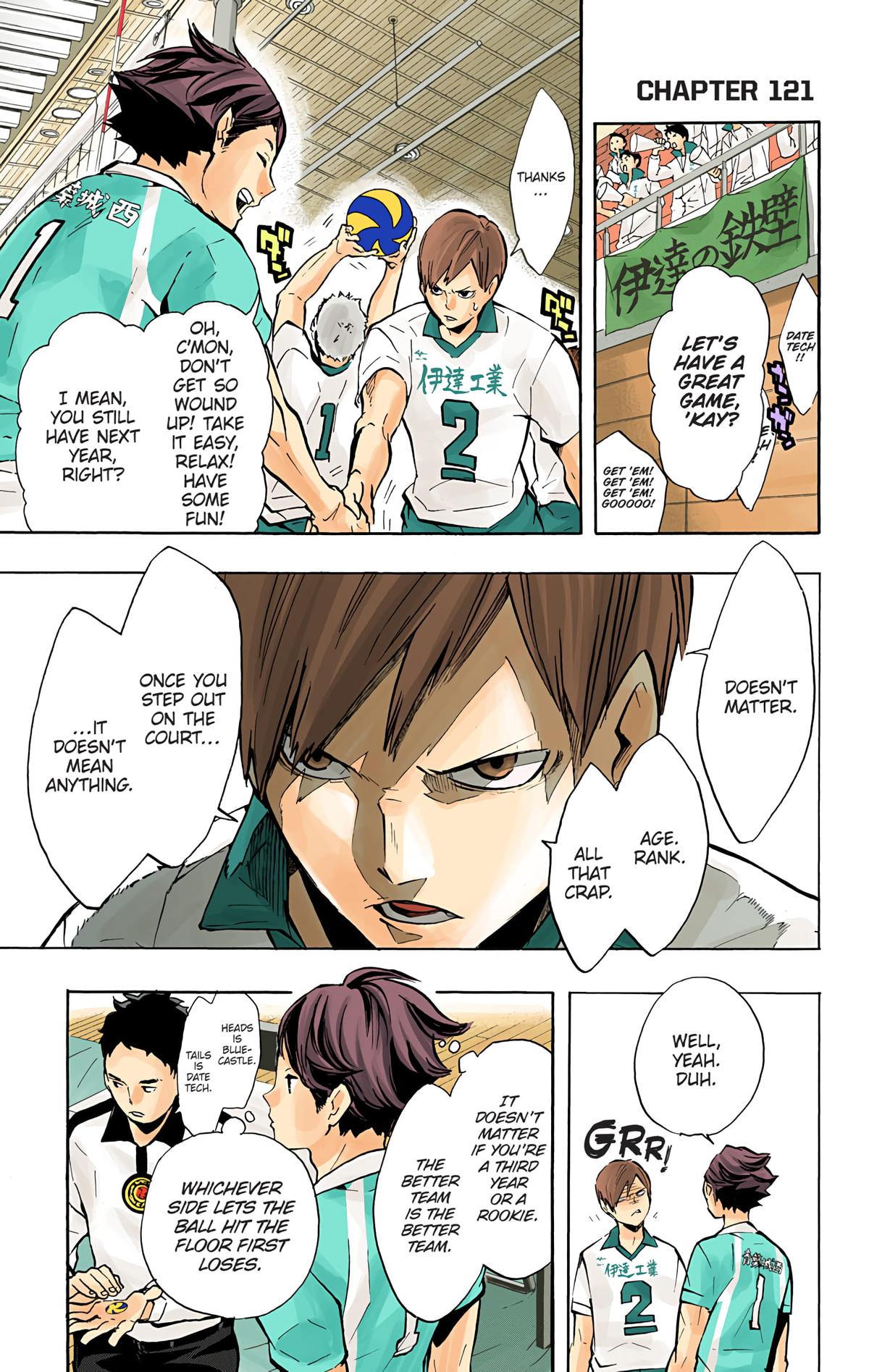 Haikyu!! (Color) Chapter 121