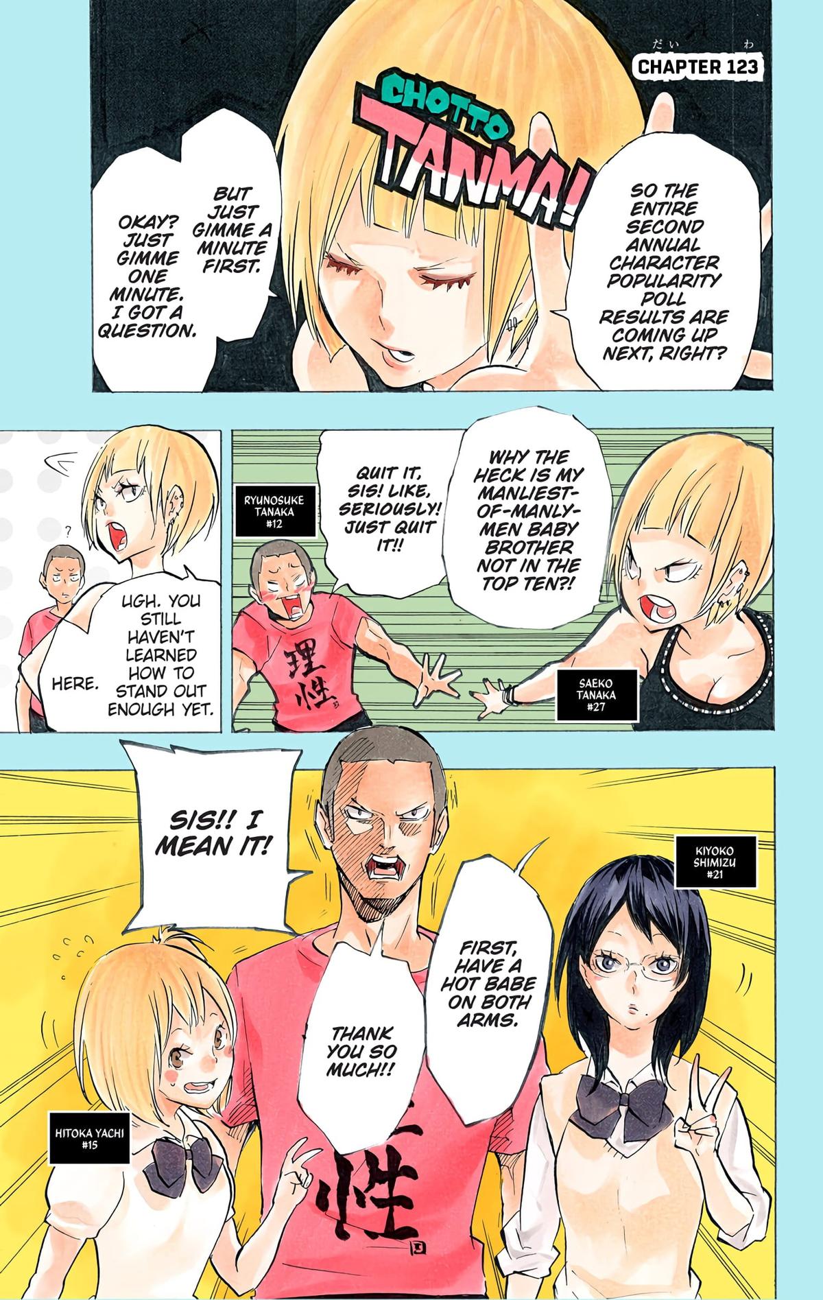 Haikyu!! (Color) Chapter 123