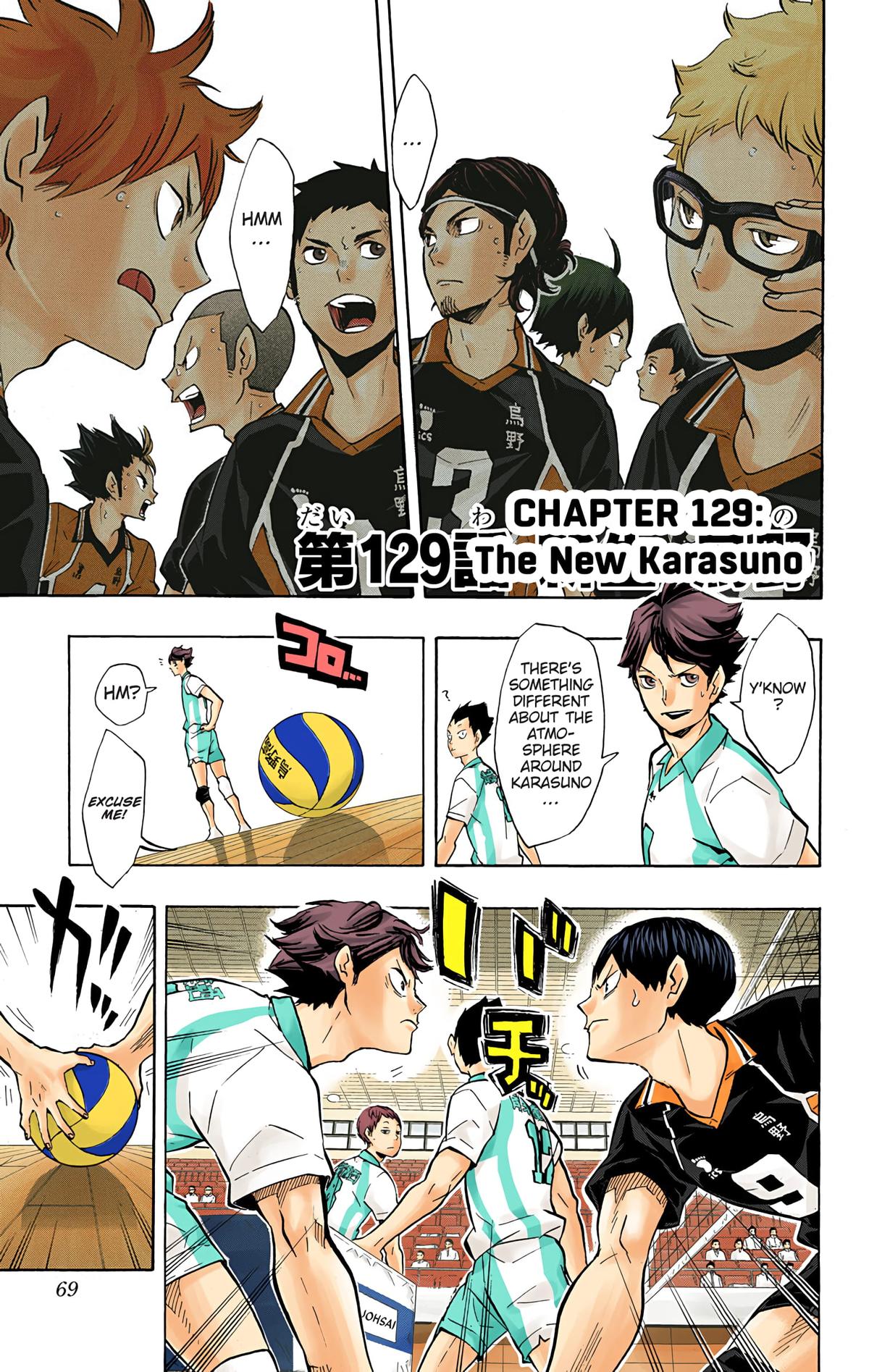 Haikyu!! (Color) Chapter 129