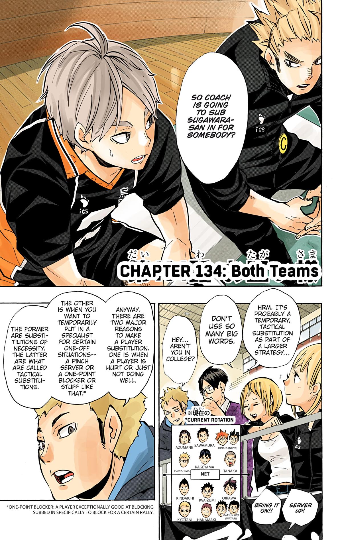 Haikyu!! (Color) Chapter 134