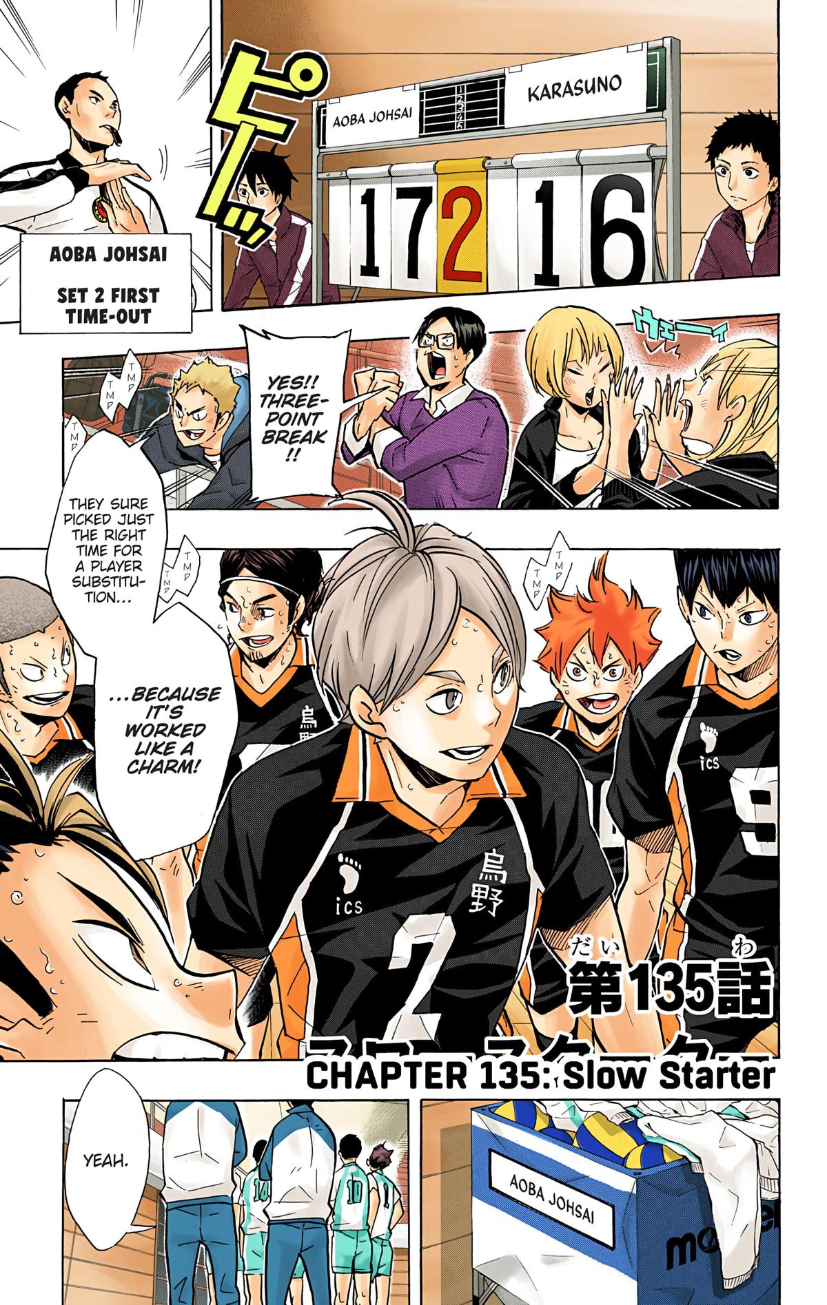 Haikyu!! (Color) Chapter 135