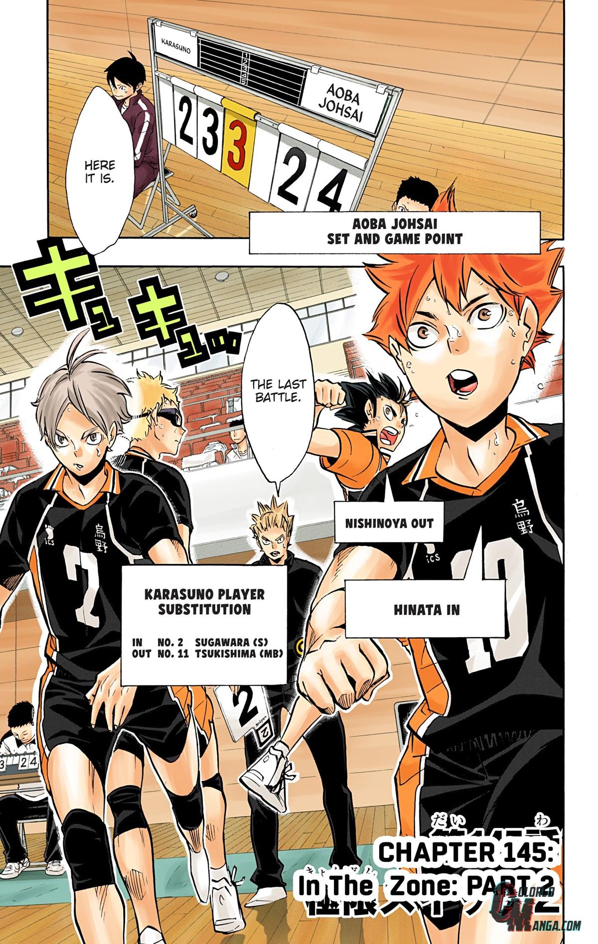 Haikyu!! (Color) Chapter 145