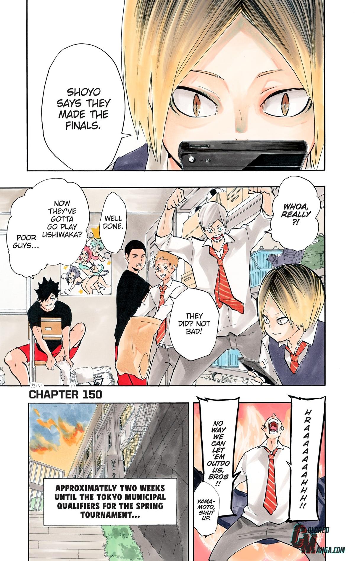 Haikyu!! (Color) Chapter 150