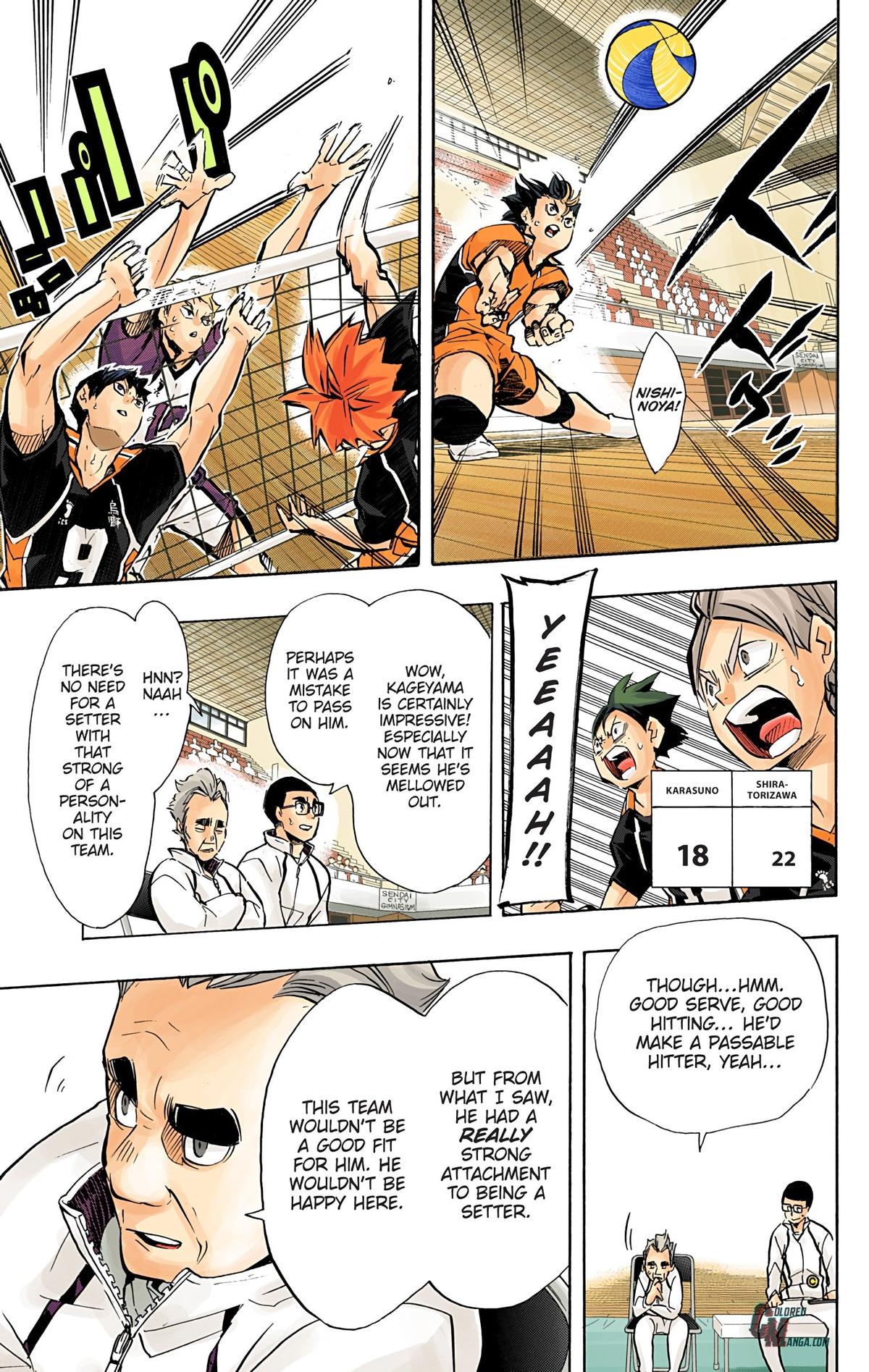 Haikyu!! (Color) Chapter 165