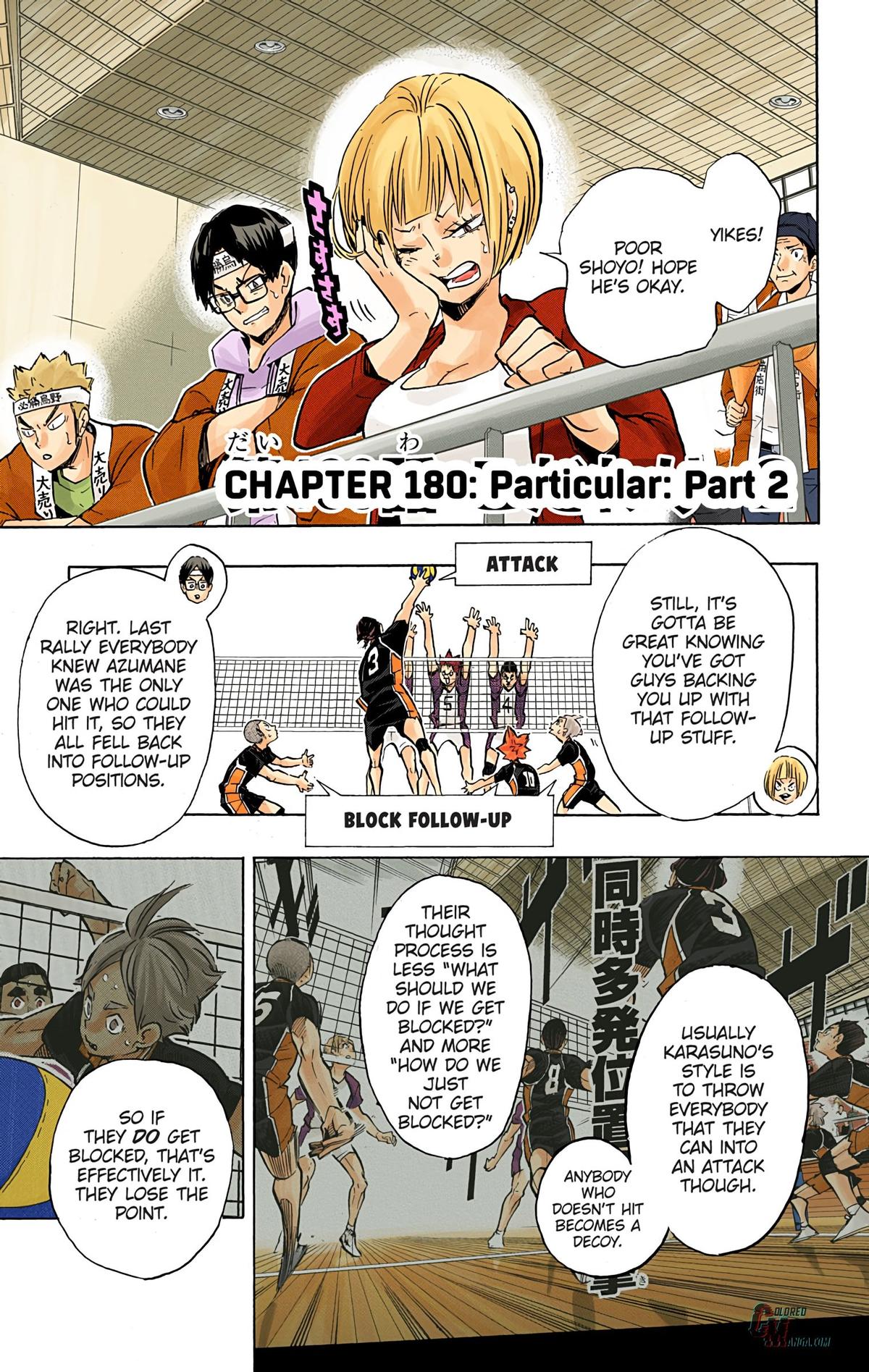 Haikyu!! (Color) Chapter 180