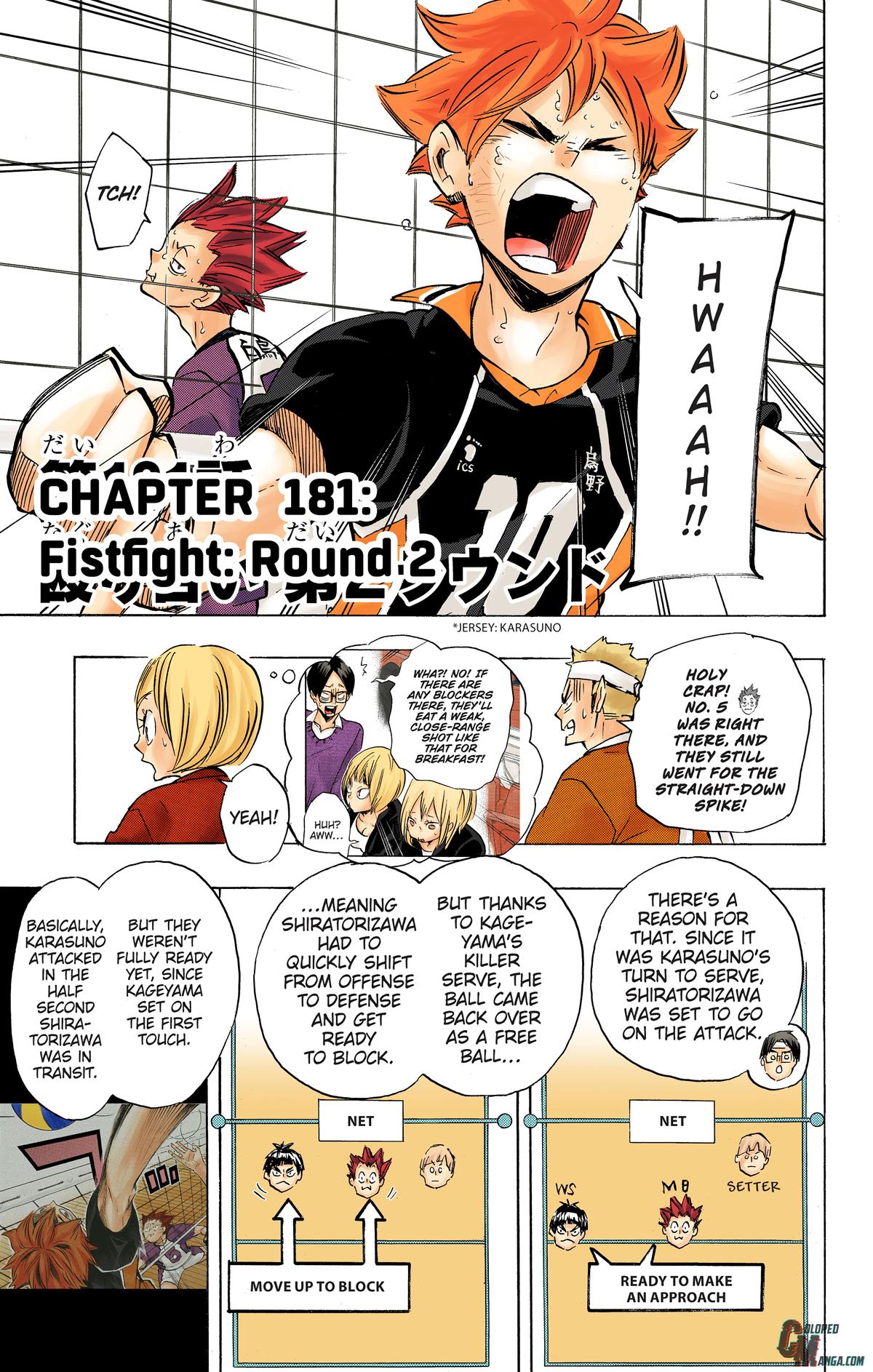 Haikyu!! (Color) Chapter 181