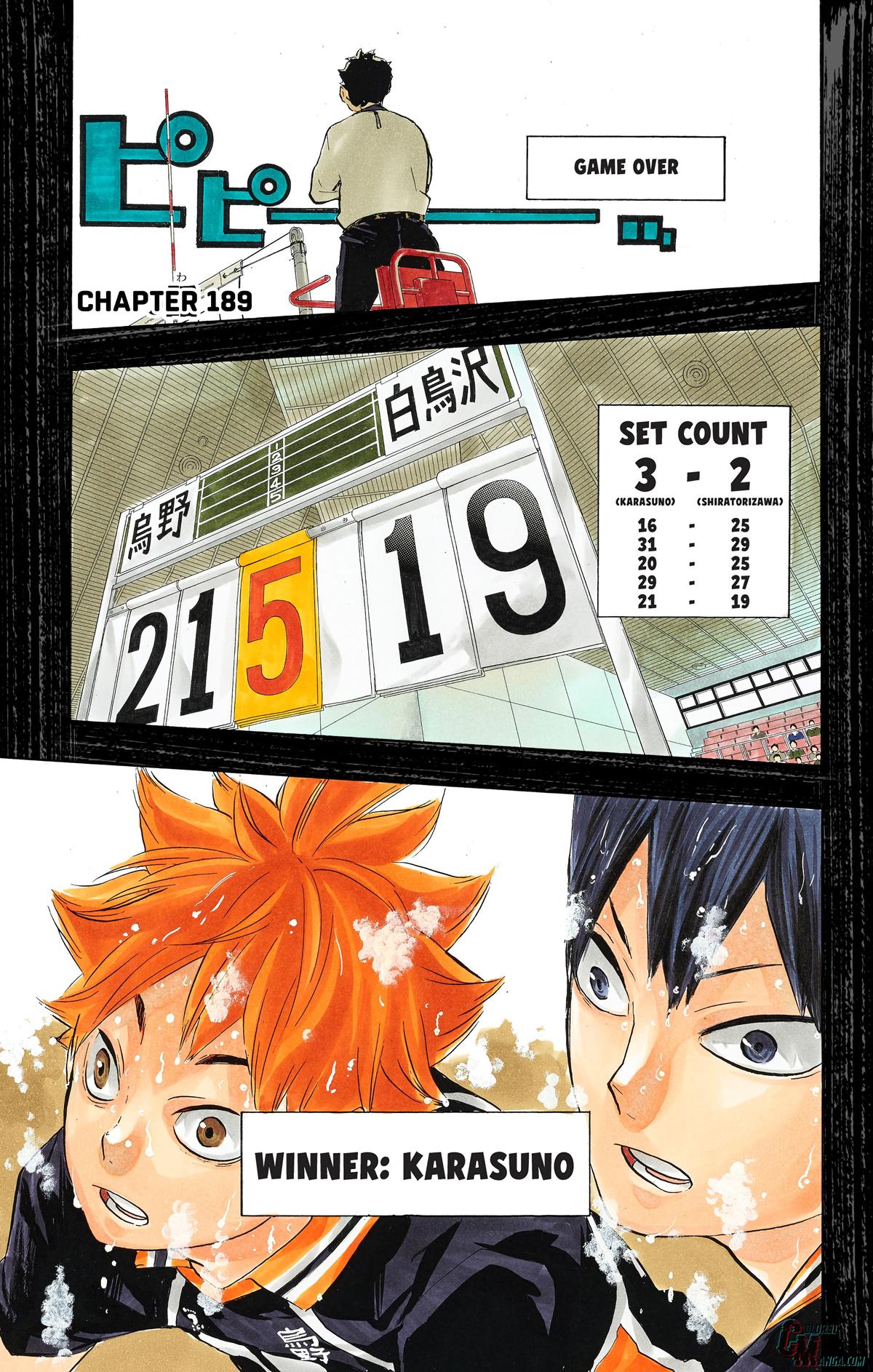 Haikyu!! (Color) Chapter 189
