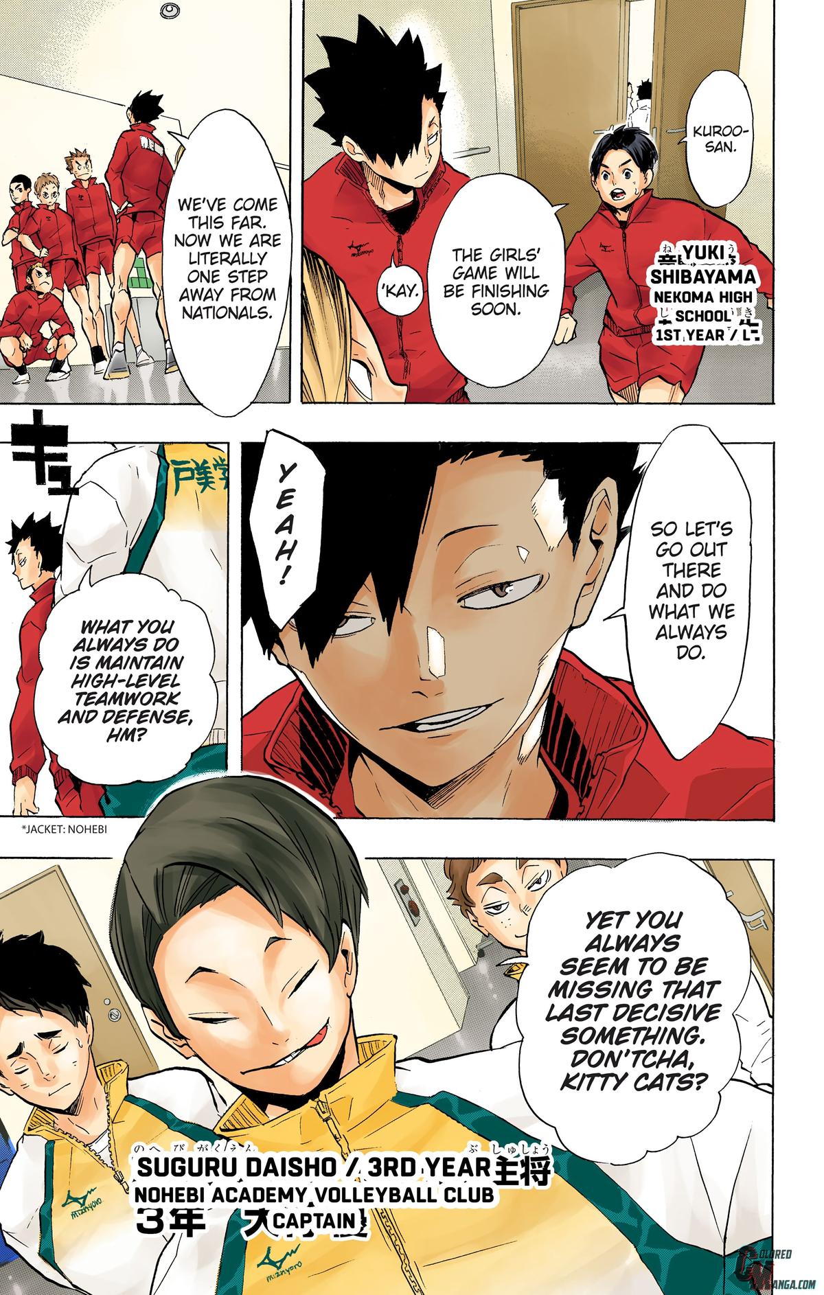 Haikyu!! (Color) Chapter 190