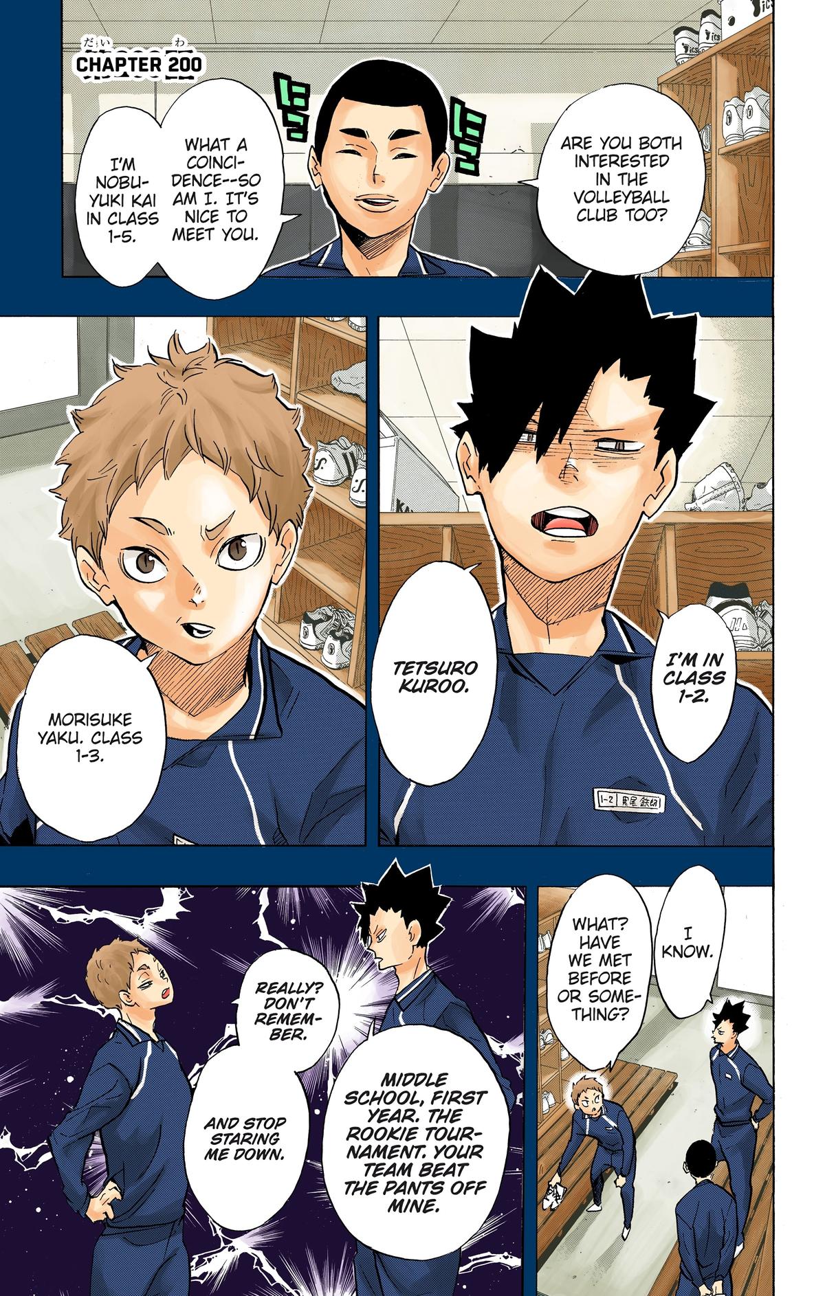 Haikyu!! (Color) Chapter 200