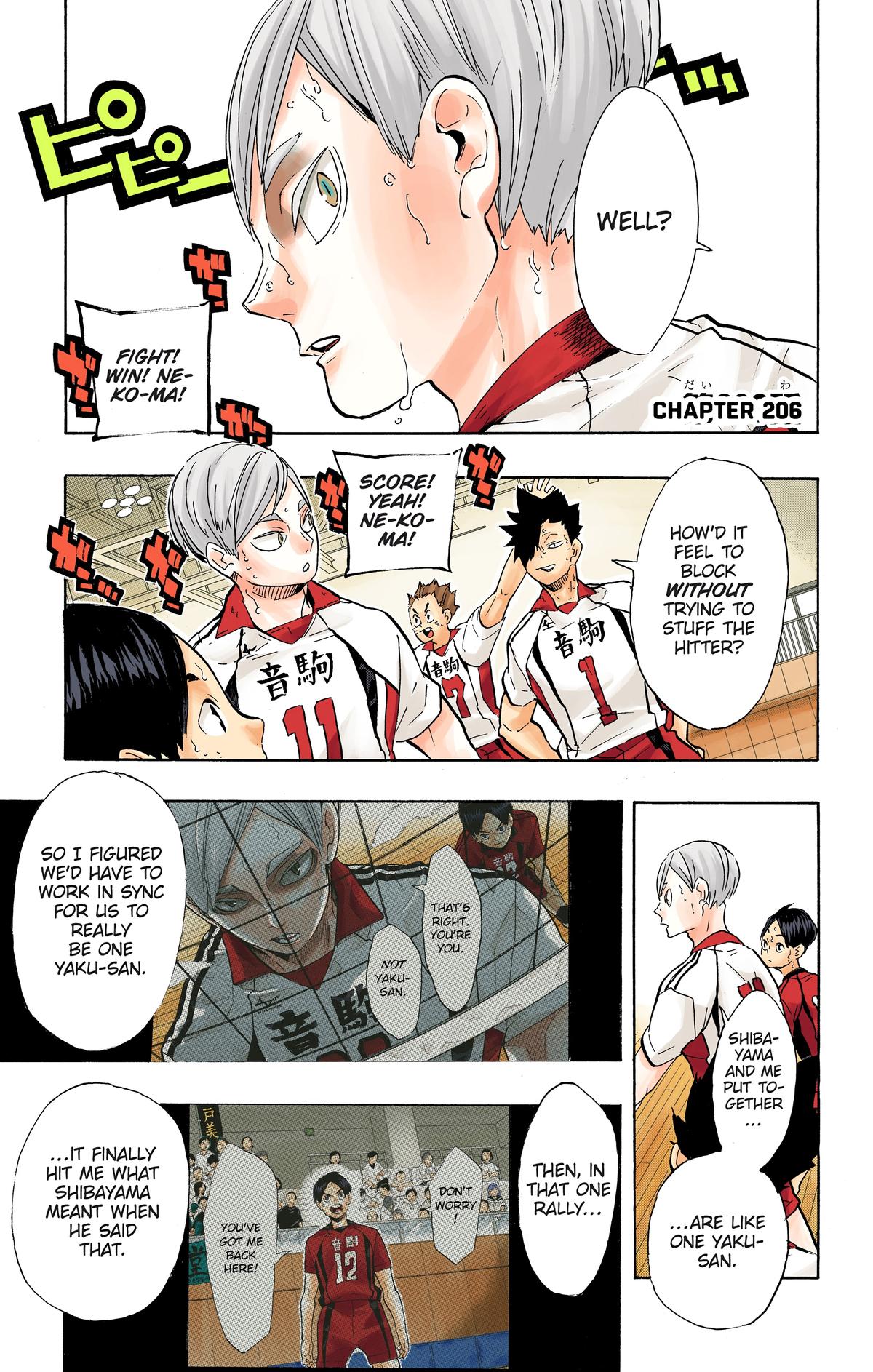 Haikyu!! (Color) Chapter 206