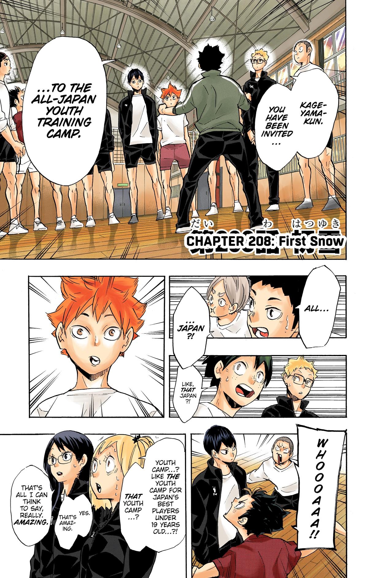 Haikyu!! (Color) Chapter 208
