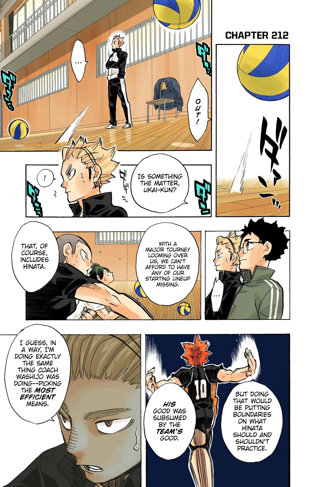 Haikyu!! (Color) Chapter 212