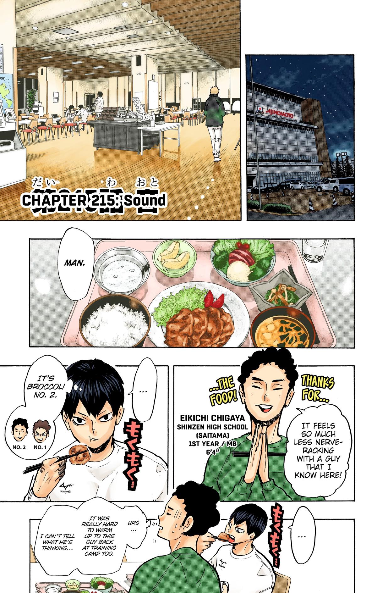 Haikyu!! (Color) Chapter 215