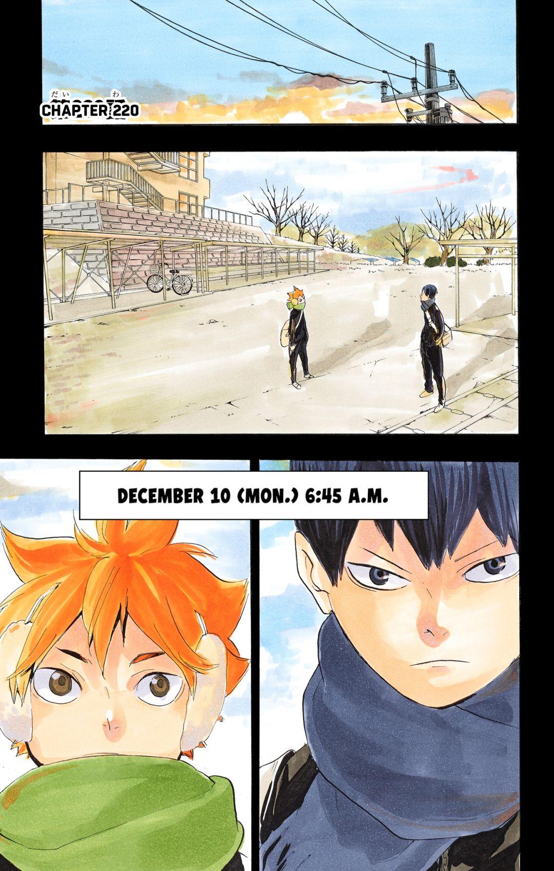Haikyu!! (Color) Chapter 220