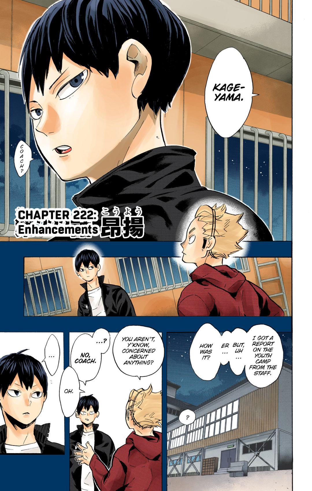 Haikyu!! (Color) Chapter 222